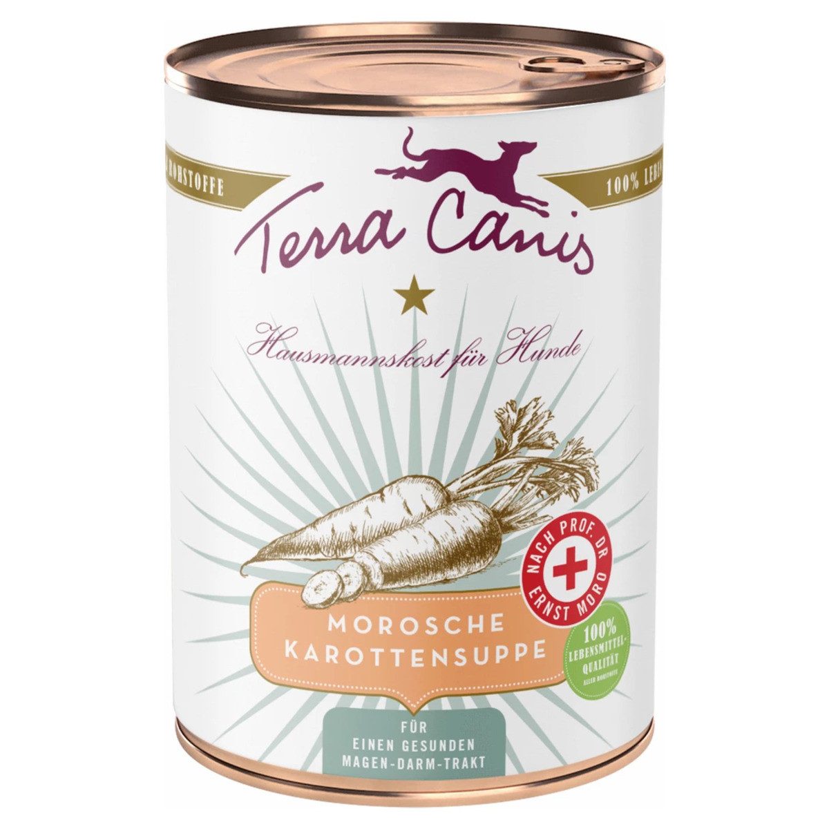 Terra Canis First Aid - Magen-Darm-Schonkost Morosche Karottensuppe 400 g, Nassfutter für: Hund