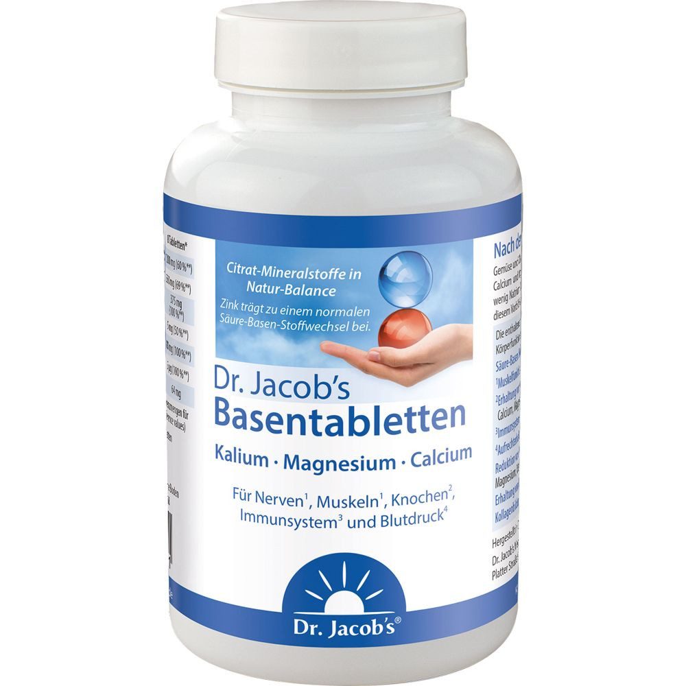 Dr. Jacob's Medical BASENTABLETTEN Dr.Jacob's Tabletten, 250 St.