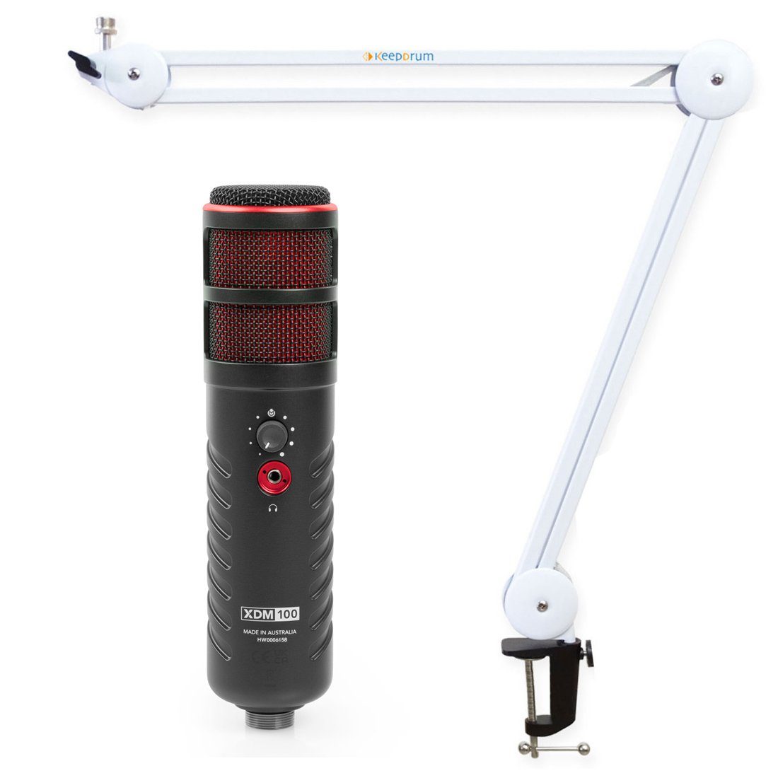 Mikrofon Rode X XDM-100 USB-Sprechermikrofon mit Gelenkarm WH