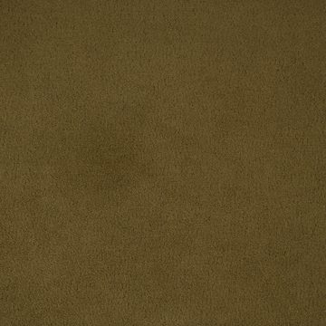SCHÖNER LEBEN. Stoff Bekleidungsstoff Stretch Wildlederimitat einfarbig khaki 1,5m Breite