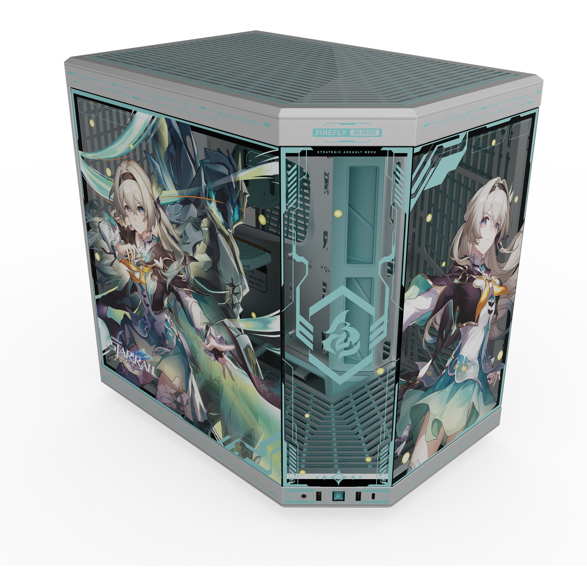 Hyte PC-Gehäuse HYTE Y70 Firefly Edition, Tower-Gehäuse, (Tempered