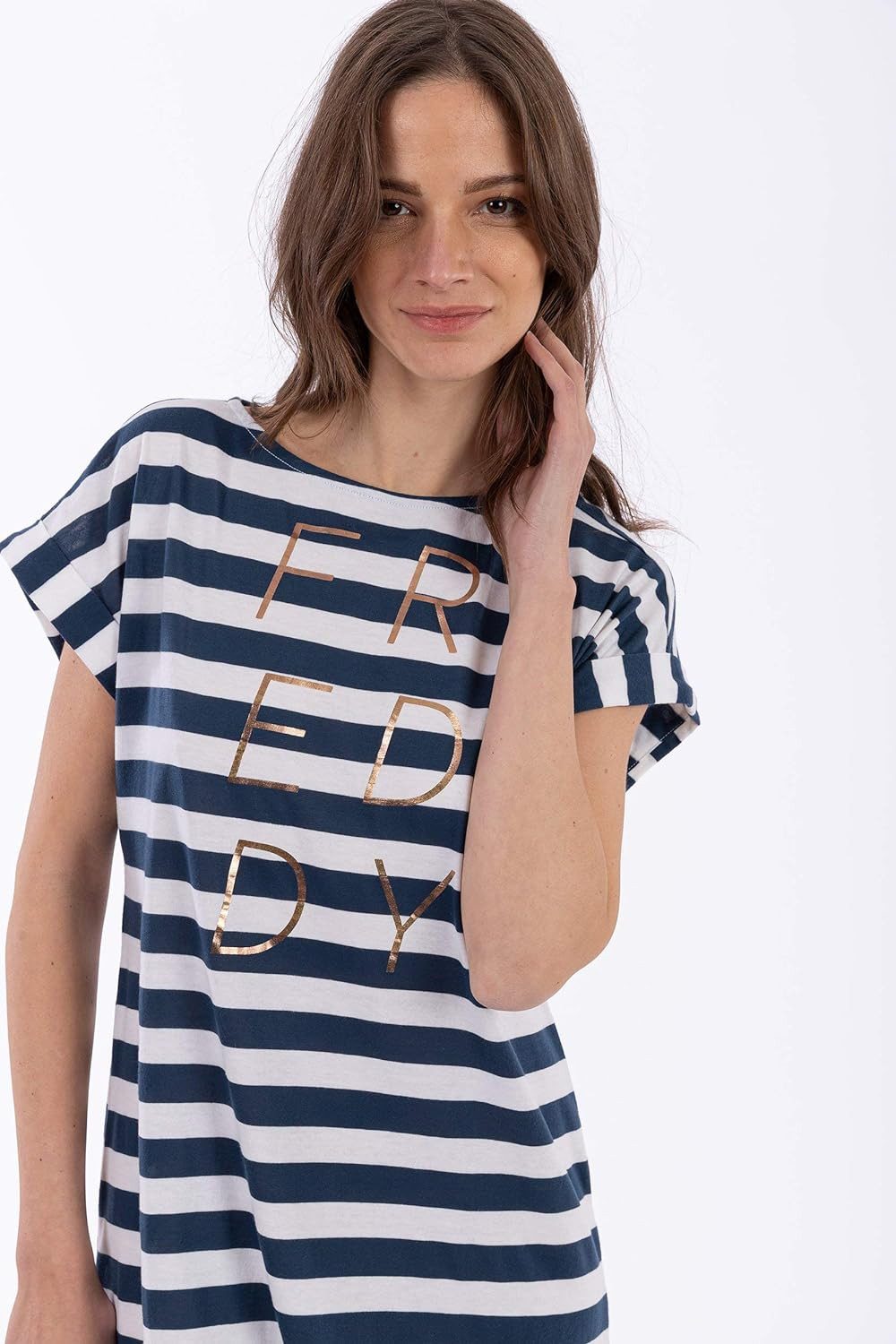 Sommerkleid Damen Jacquard Jersey-Kleid
