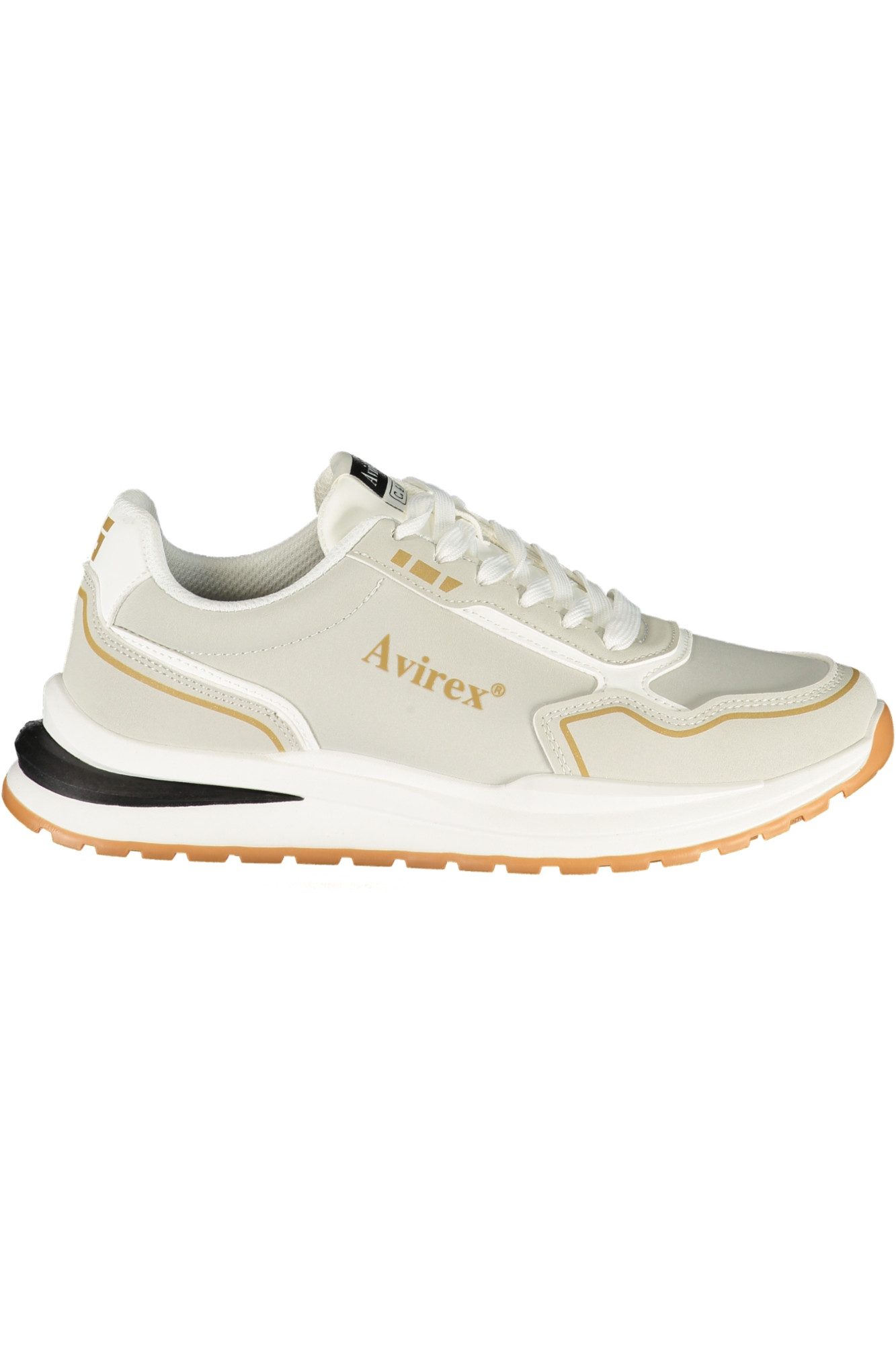 AVX AVIREX DEPT Sneaker Sportliche Herrenschuhe Grau mit Weißen Details