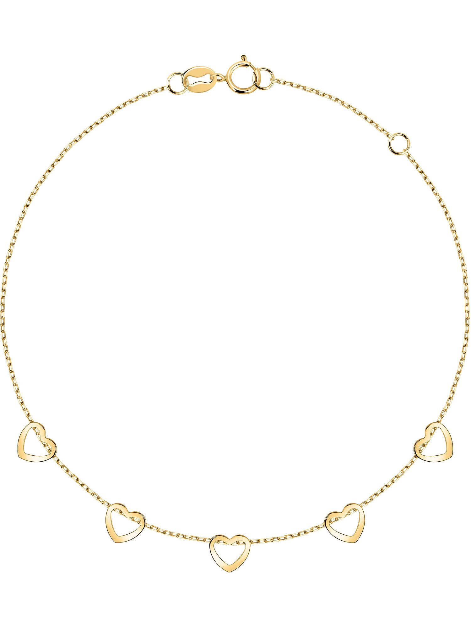 CHRIST Goldarmband CHRIST Damen-Armband 585er Weißgold Herz, modern günstig online kaufen