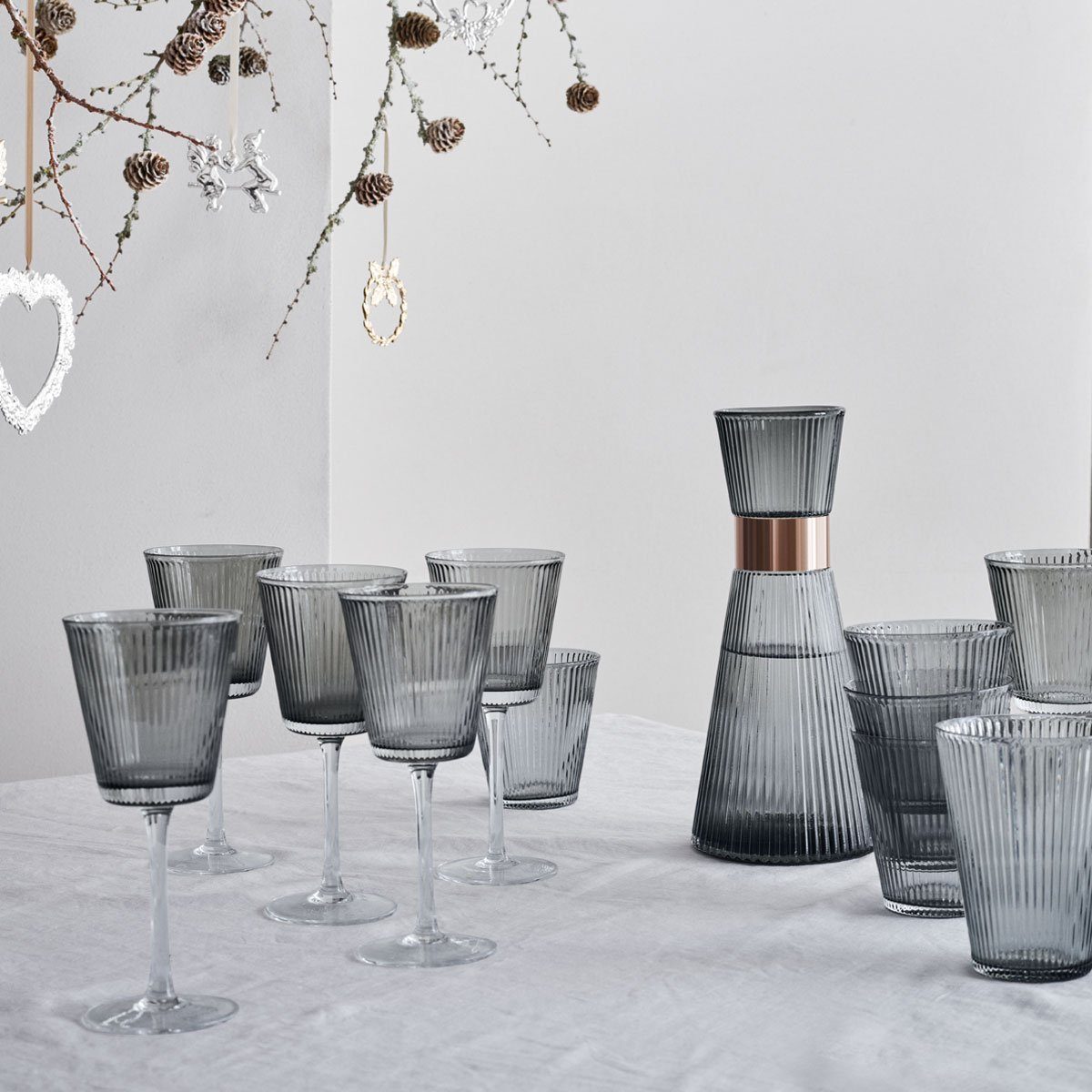 Rosendahl Weinglas Grand Cru Nouveau in Smoke; 2er Set, 2-tlg., mundgeblasenes Glas