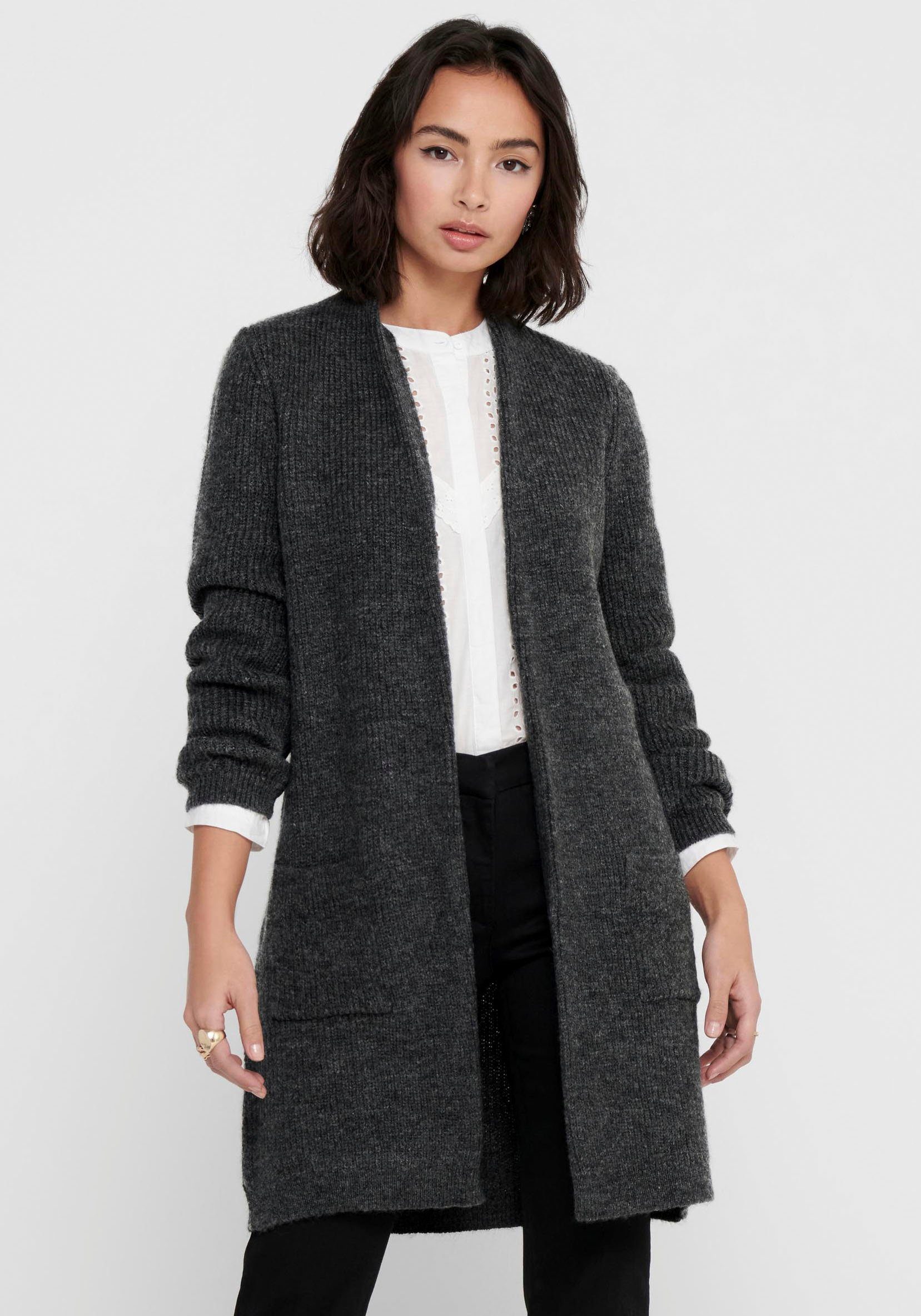 Wir haben eine große Auswahl an ONLY Longstrickjacke grey ONLJADE melange dark col