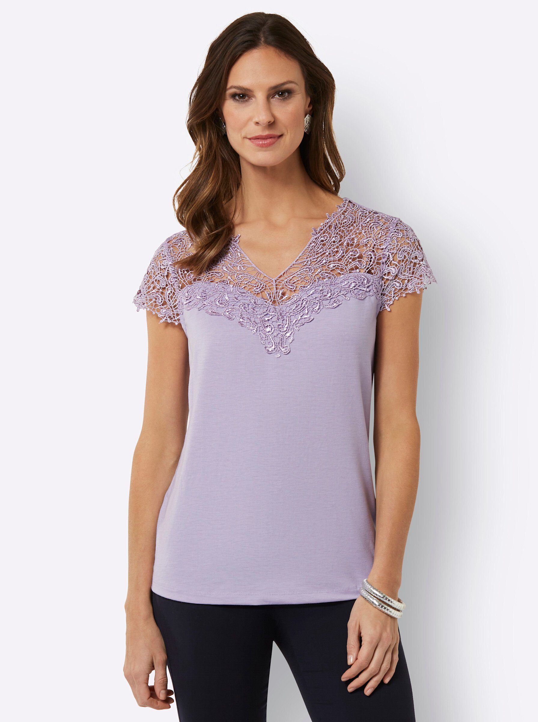 Lady Spitzenshirt "Shirt", (1 tlg.) günstig online kaufen
