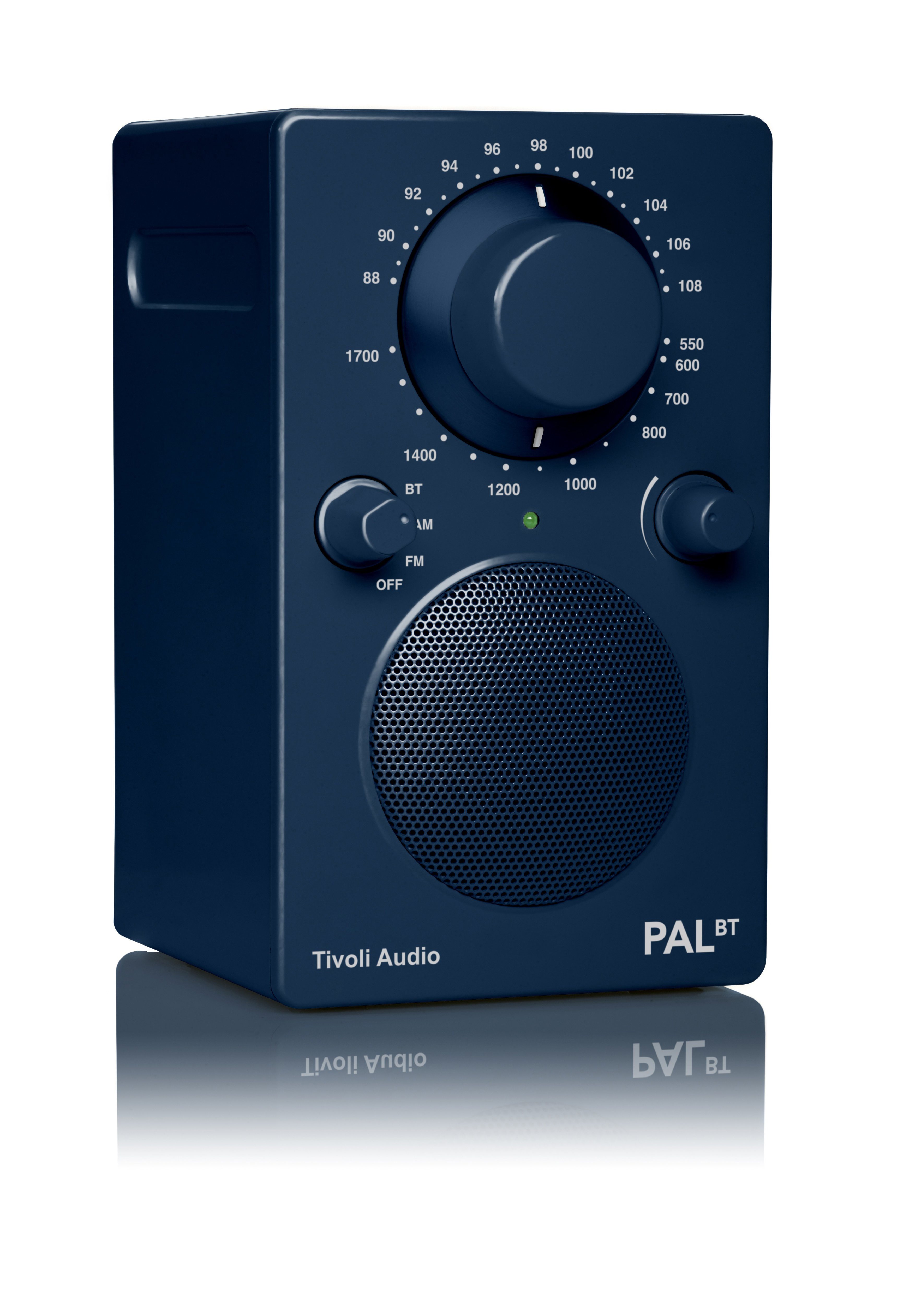 Tivoli Audio PAL BT Radio Akku-Betrieb) (FM-Tuner, Bluetooth-Lautsprecher, tragbar, Blau Tisch-Radio