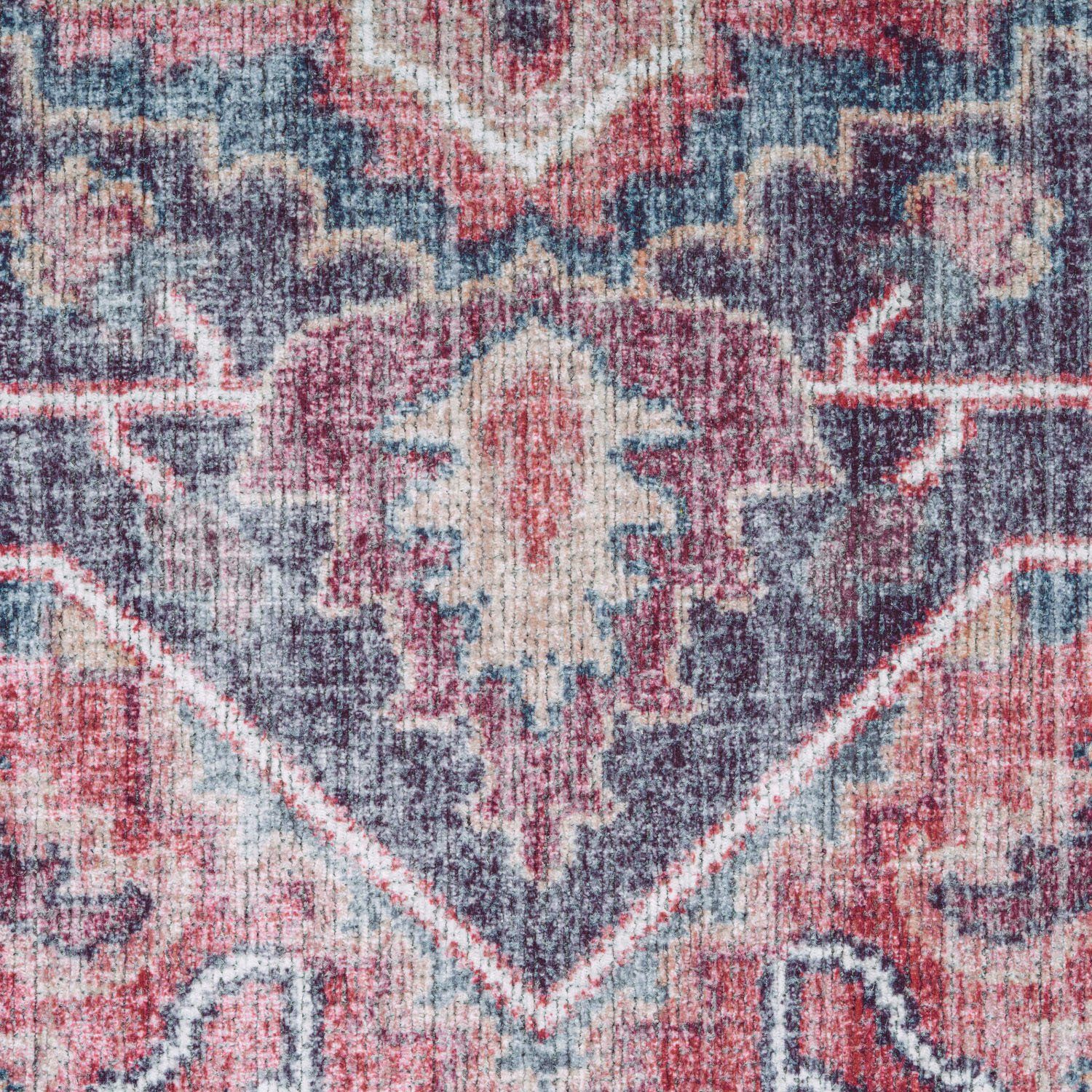 Teppich Lyon rechteckig, Vintage mm, Paco 334, waschbar Design, Kurzflor, Home, Höhe: 4 Orient-Optik