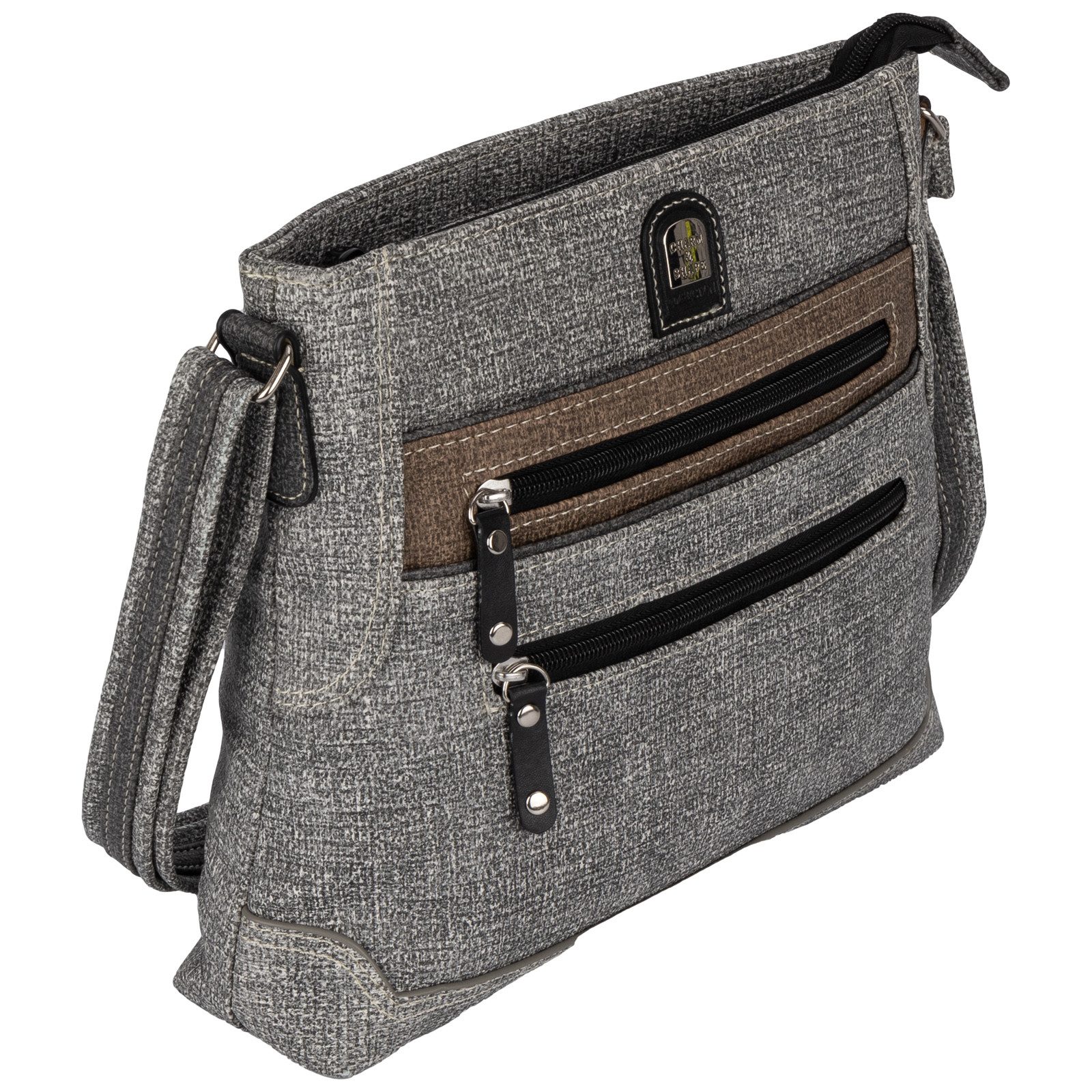 Umhängetasche Damen Tasche Schultertasche Umhängetasche Leder Optik Handtasche