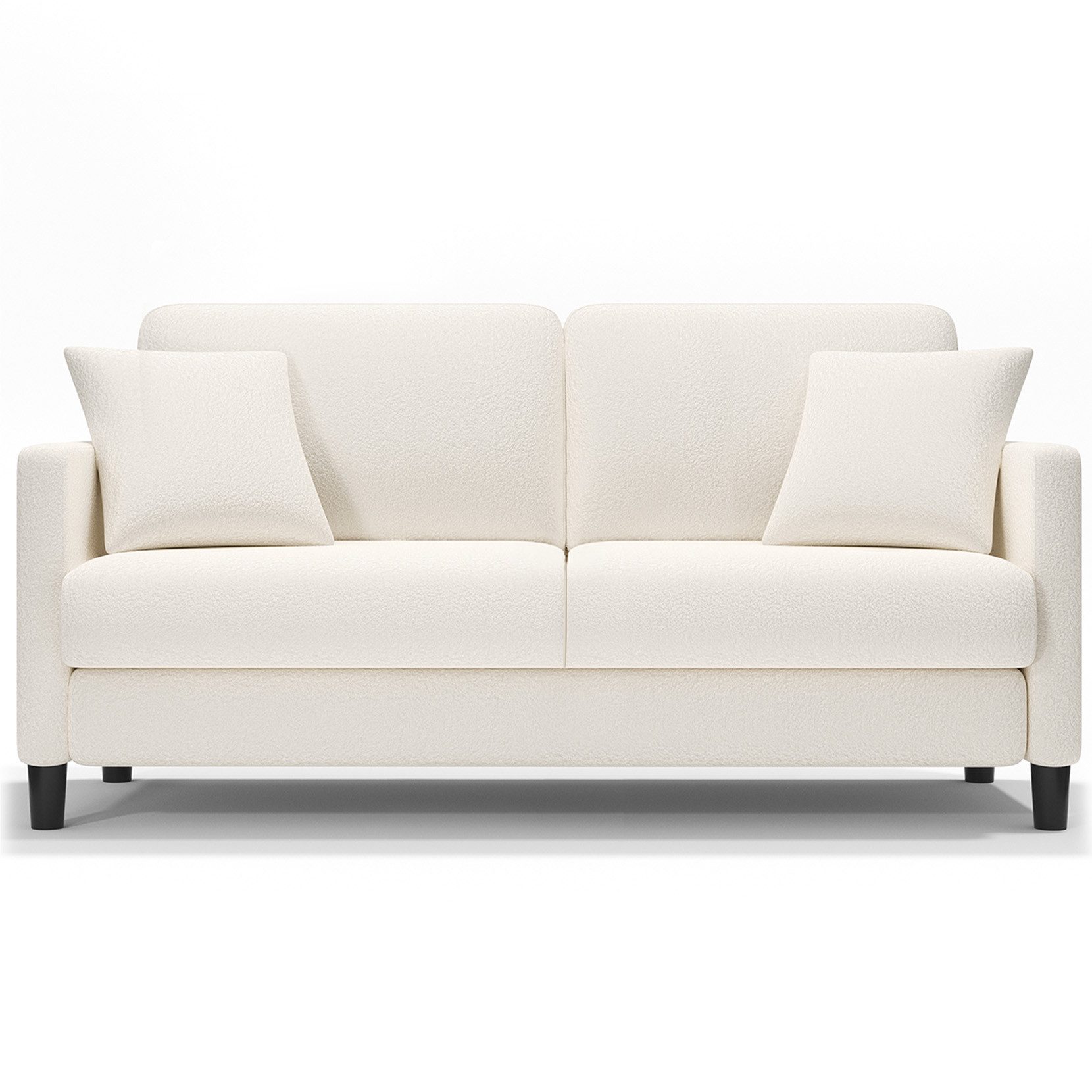 ToteBox 2-Sitzer 2-Sitzer Teddy Fleece Werkzeugfreier Aufbau Sofas für Wohn günstig online kaufen