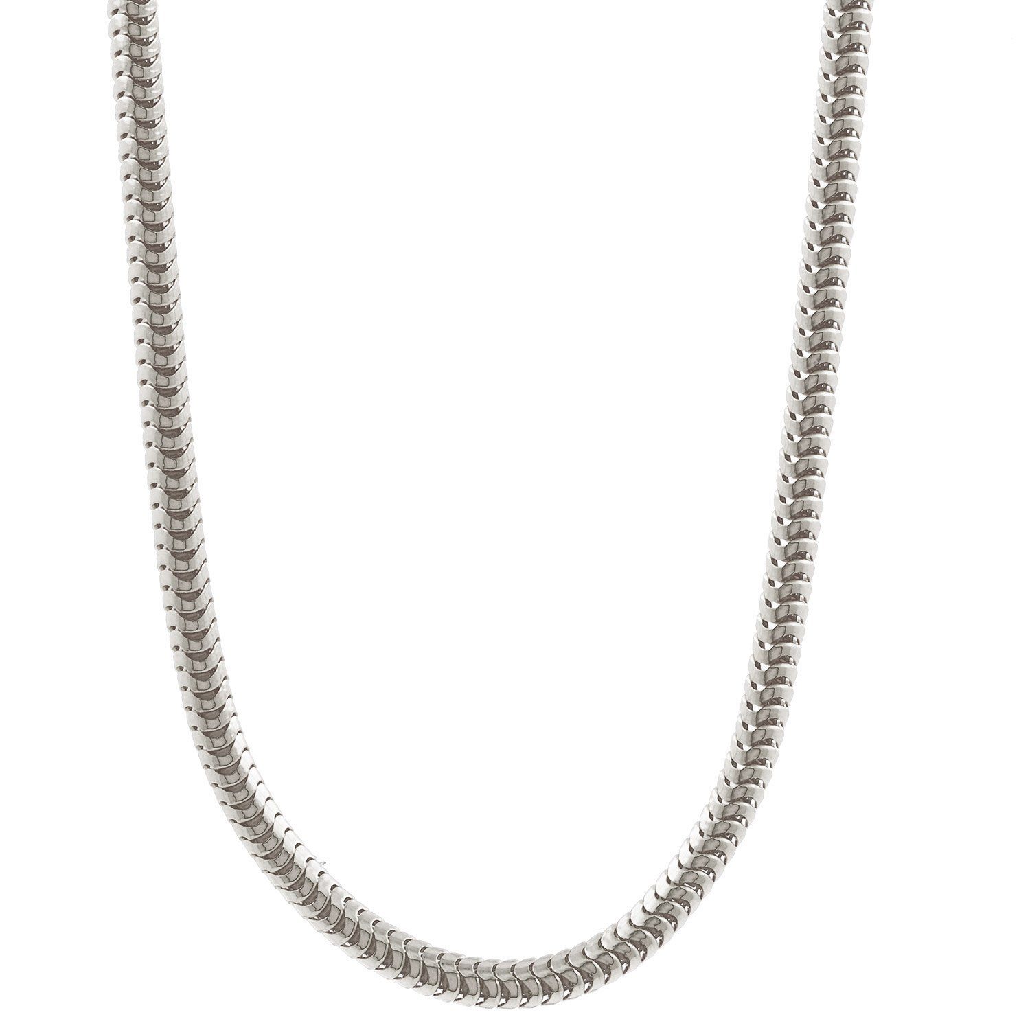 HOPLO Schlangenkette Silberkette Schlangenkette Länge 42cm - Breite 1,9mm - 925 Silber, Made in Germany – Bild 4 von 5