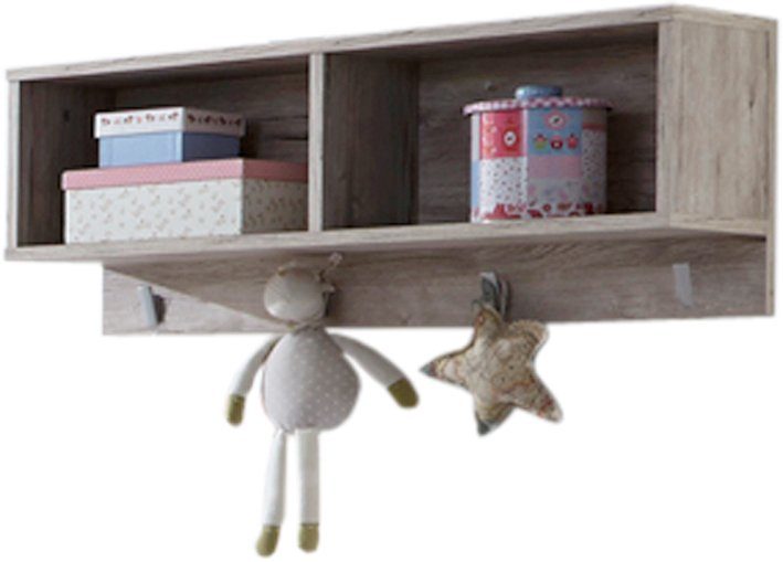 arthur berndt Kinderregal Bente, mit 4 Kleiderhaken, Made in Germany