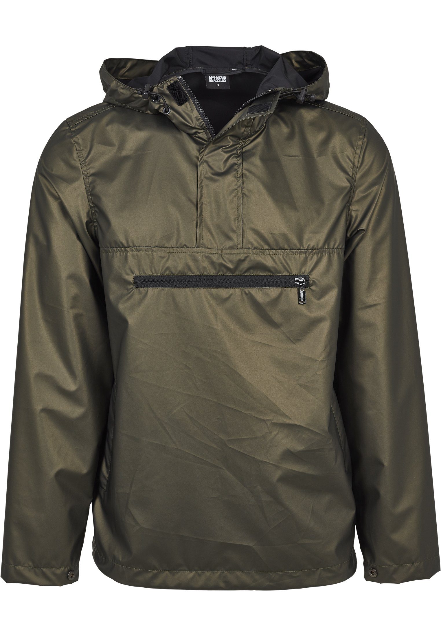 Herren Light (1-St) CLASSICS Pull olive Over Jacket Outdoorjacke URBAN