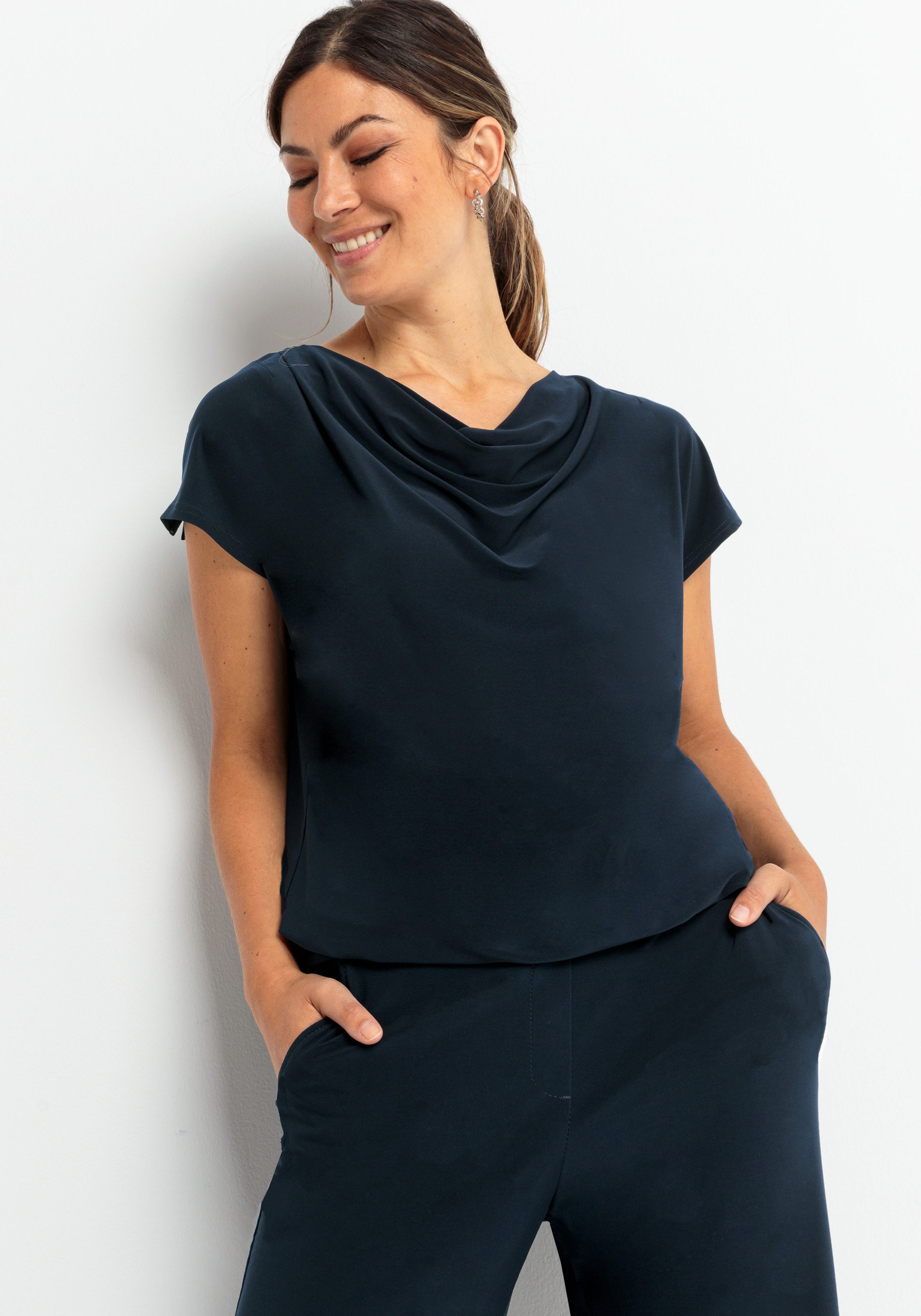 bianca Wasserfallshirt WIEBKE aus weicher Technojersey-Qualität günstig online kaufen
