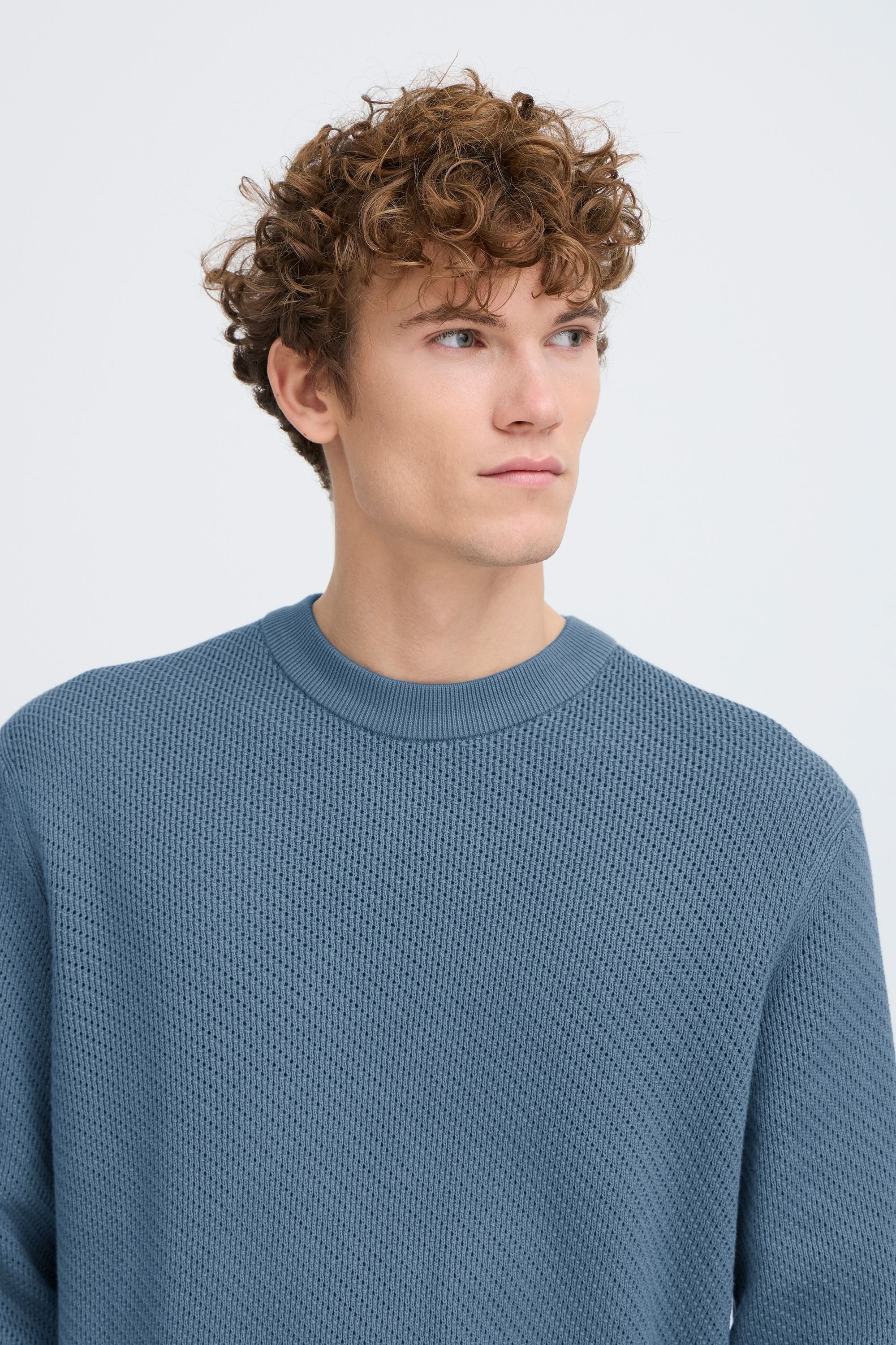 Casual Friday Strickpullover CFIsaksson Stilvoller Feinstrick-Pullover mit strukturierter Oberfläche