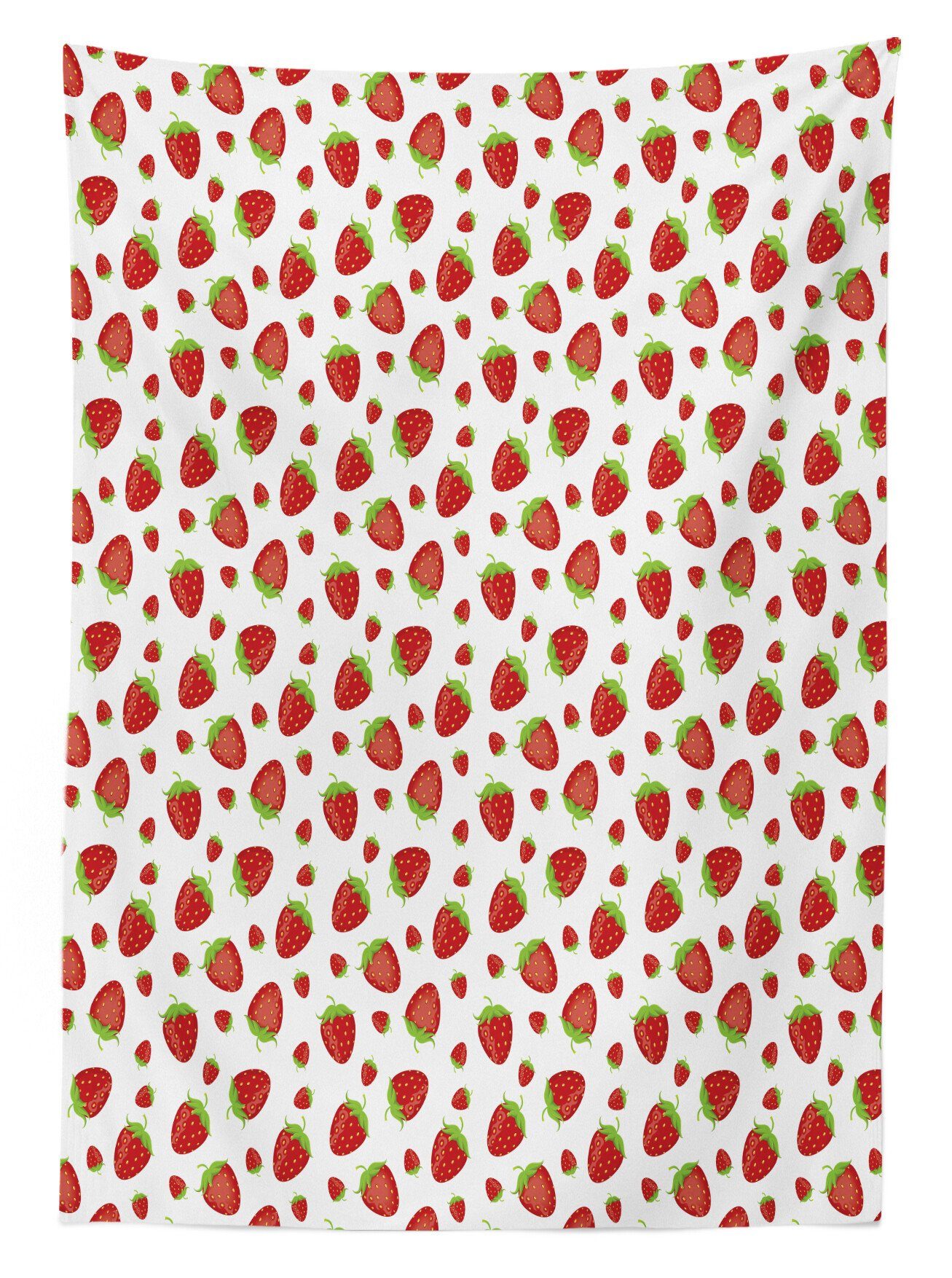 Erdbeeren Abakuhaus Für Farbfest den Tischdecke Waschbar Farben, Klare Außen Leckere Erdbeere geeignet Bereich