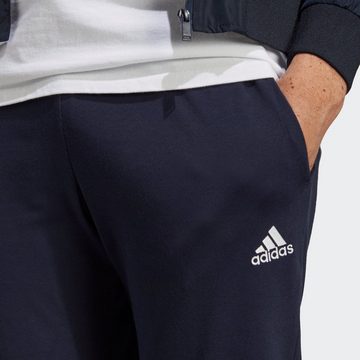 adidas Sportswear Sporthose ESSENTIALS SINGLE JERSEY TAPERED ELASTICIZED CUFF LOGO HOSE (1-tlg)