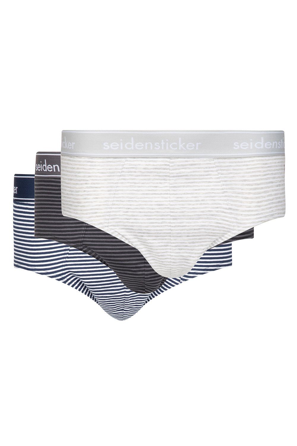 seidensticker Slip Brief striped, 3er-Pack 200023 (3er-Pack)