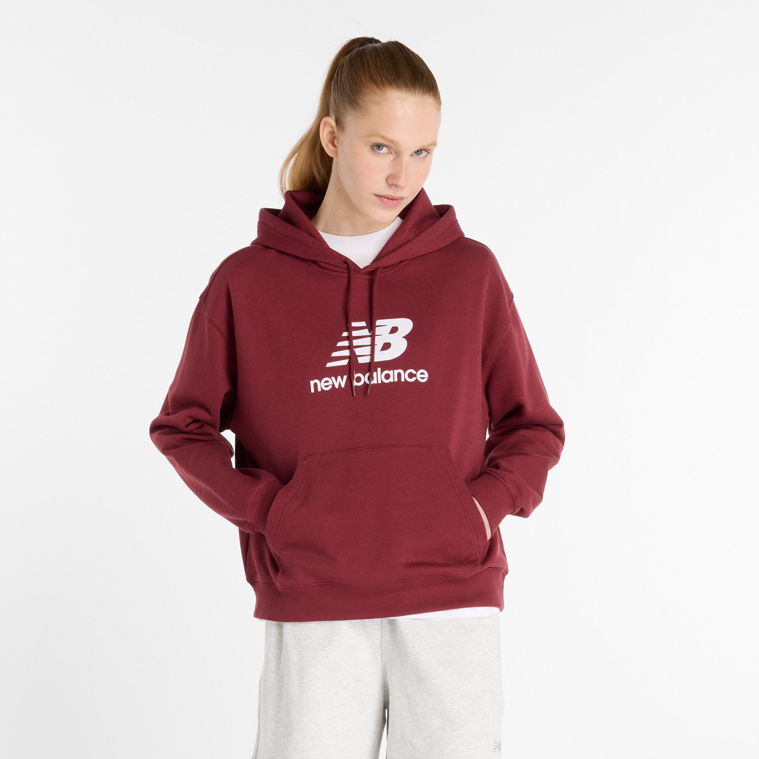 New Balance Kapuzensweatshirt Sport Essentials French Terry Logo Hoodie günstig online kaufen