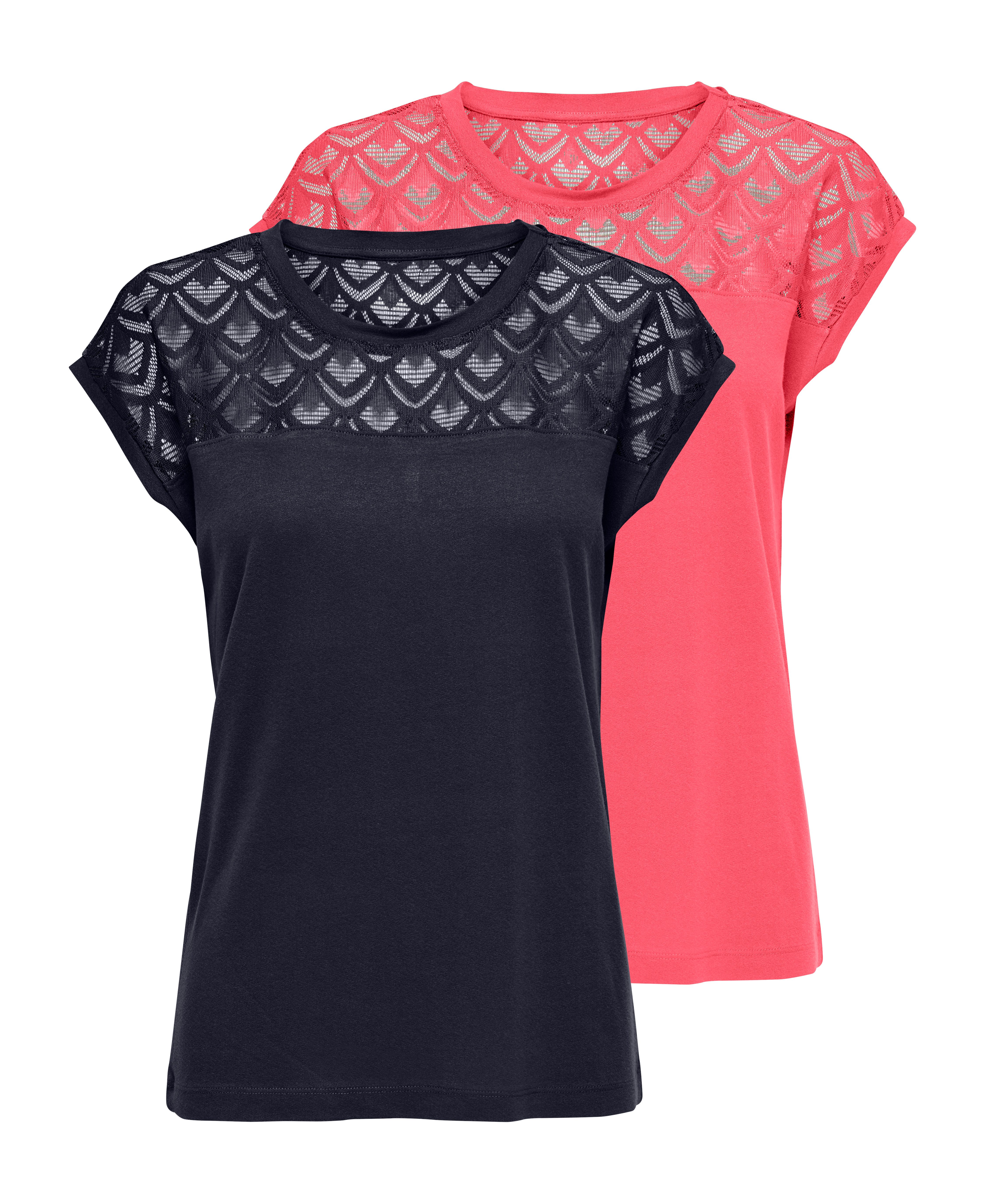 ONLY Kurzarmshirt ONLNICOLE LIFE S/S MIX TOP 2 PACK CS JRS (Packung, 2-tlg. günstig online kaufen