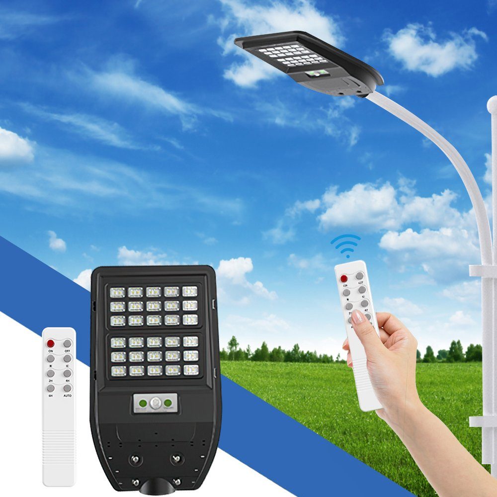 MDHAND LED Solarleuchte 50W LED Solar Straßenlaterne Wasserdicht