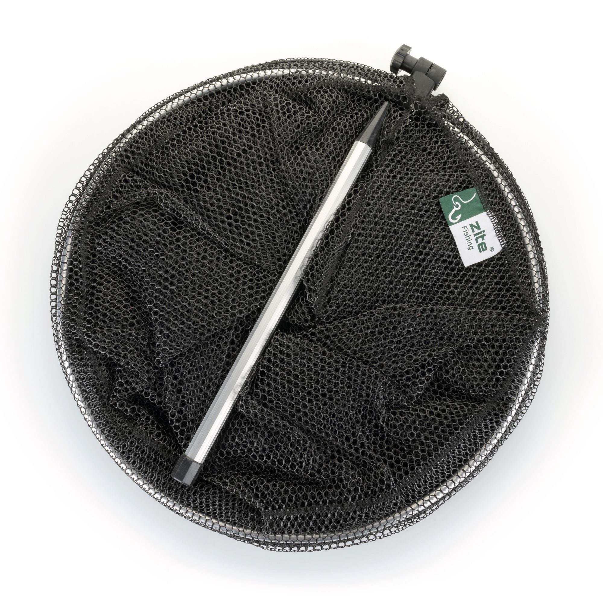 Zite Angelkescher - Gummierter Setzkescher 350cm mit Erdspieß und Tasche