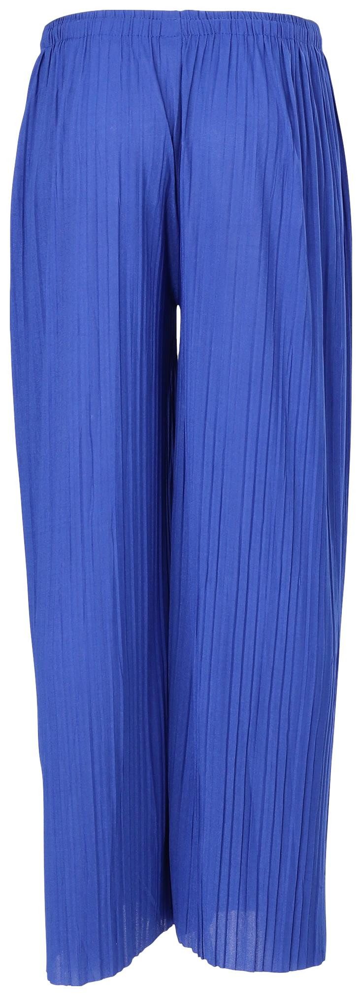 malito more than fashion Palazzohose Damen Plissee-Hose 883 Plissee Schlupfhose mit elastischem Bund 883