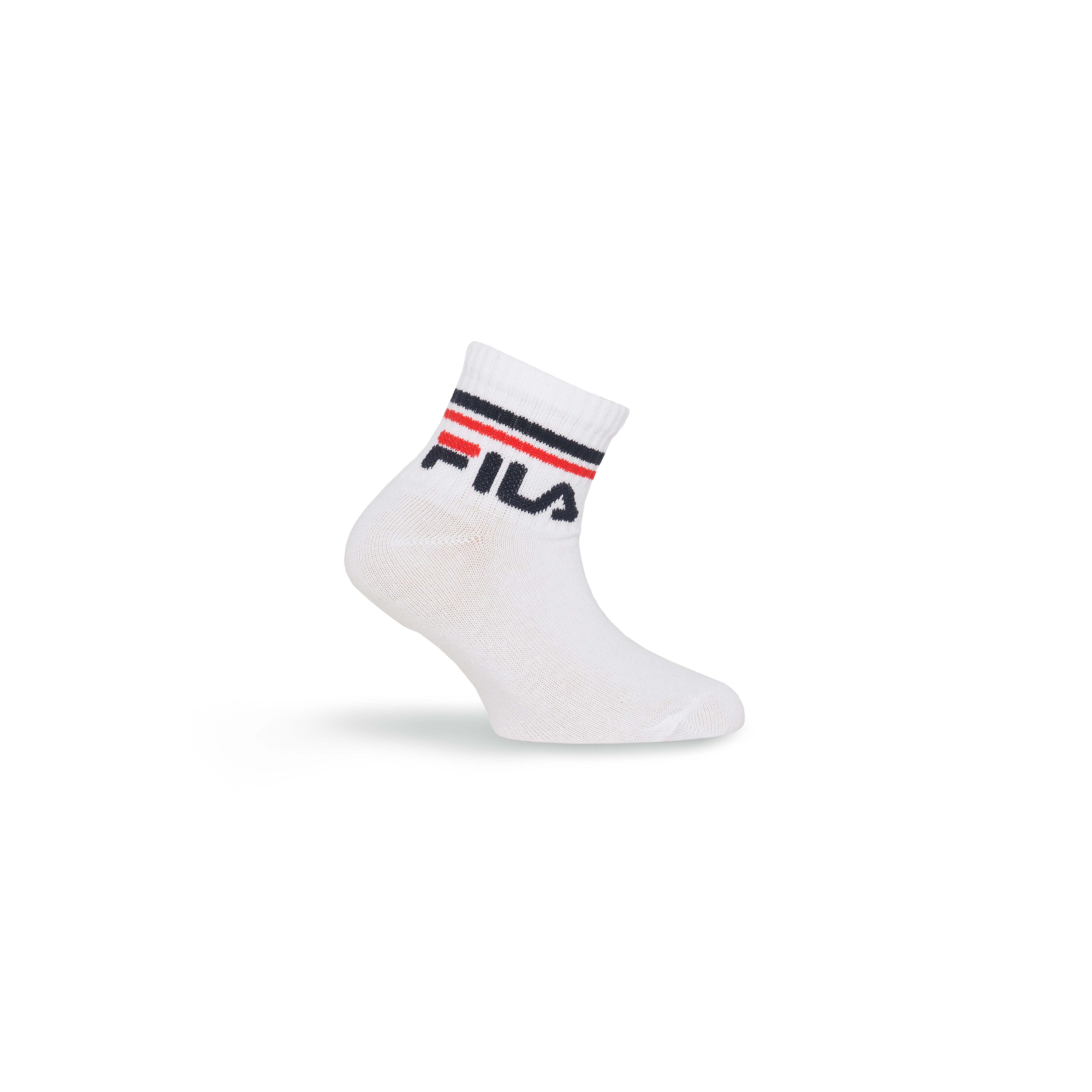 Fila Kurzsocken JUNIOR UNISEX QUARTER PLAIN SOCKS (6-Paar) für Kinder, mit eingestricktem Logo im Bündchen, anatomisch geformt – Bild 4 von 5