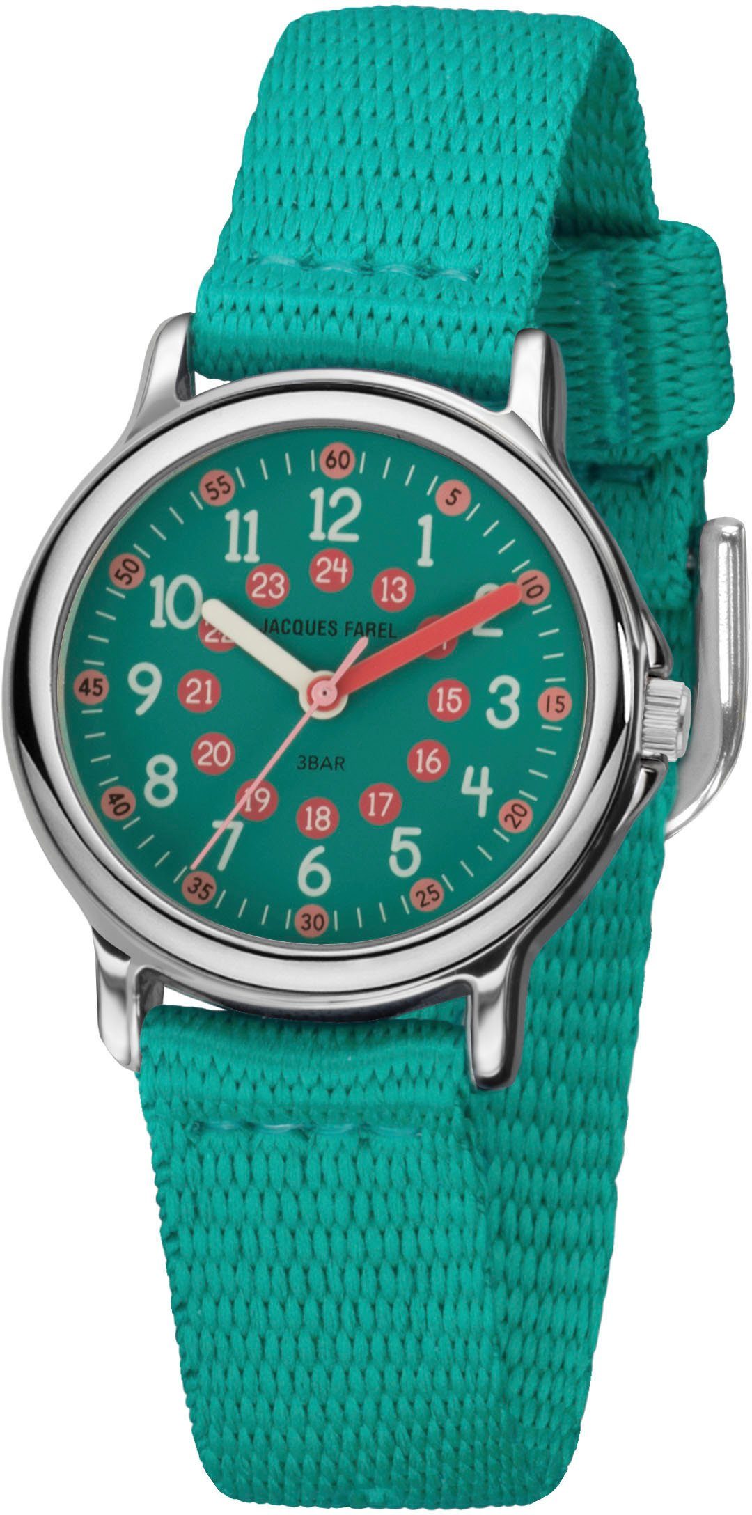 Jacques Farel Quarzuhr KCF 067, Armbanduhr, Kinderuhr, ideal auch als Geschenk