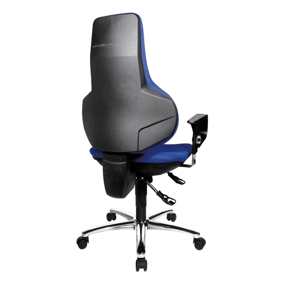 TOPSTAR Schreibtischstuhl Ergo Point SY Deluxe, mit Armlehnen, Bandscheibensitz, Lendenstütze, Lehnenhöhe 60 cm