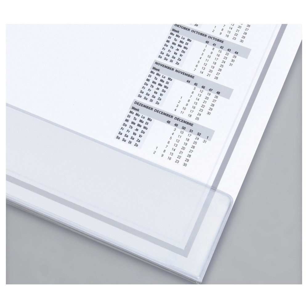 Sigel Schreibtischunterlage Sigel H6366 Schreibunterlage Papier Wochenplan mit Schutzklappe (B x