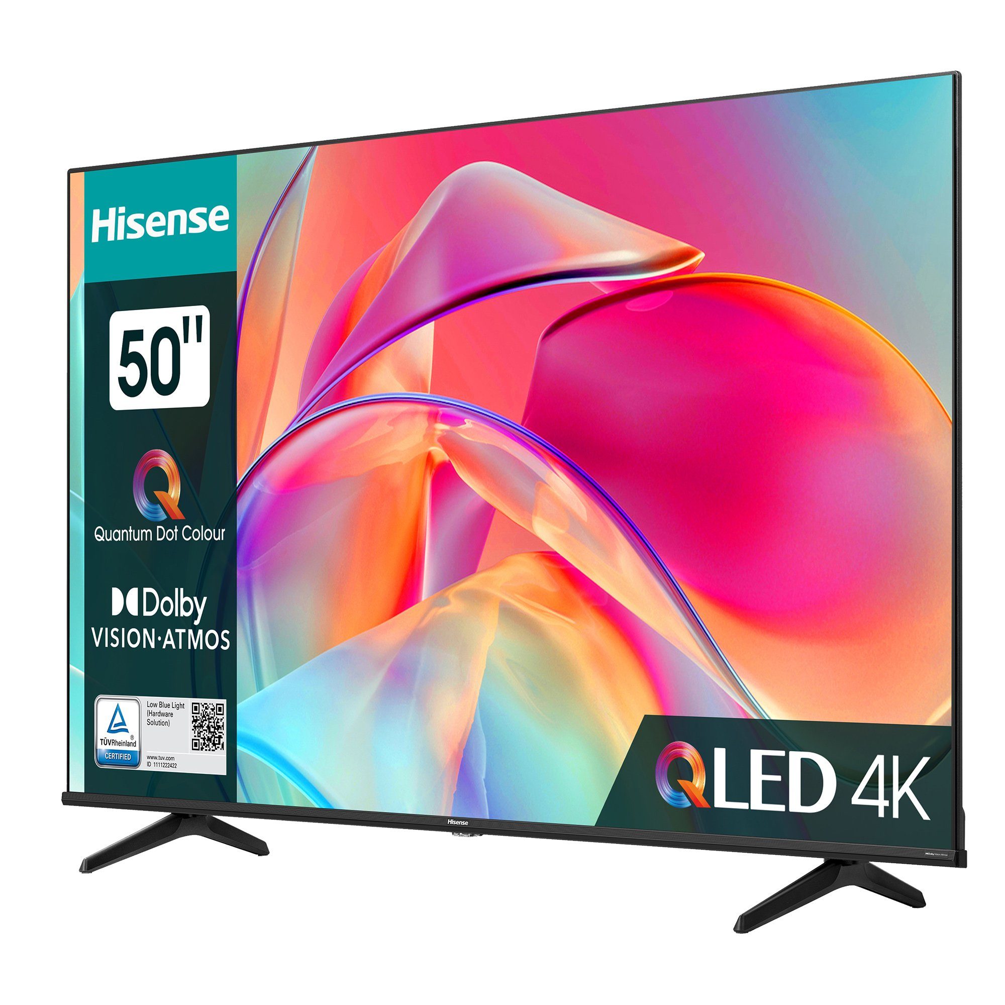 Zoll, G Smart QLED-Fernseher 4K Technologie Atmos, / Dolby 50E7KQ Sound Dolby 5G, UHD, WLAN U6, VIDAA QLED 2.4 MS12) (125,70 Hisense TV cm/50