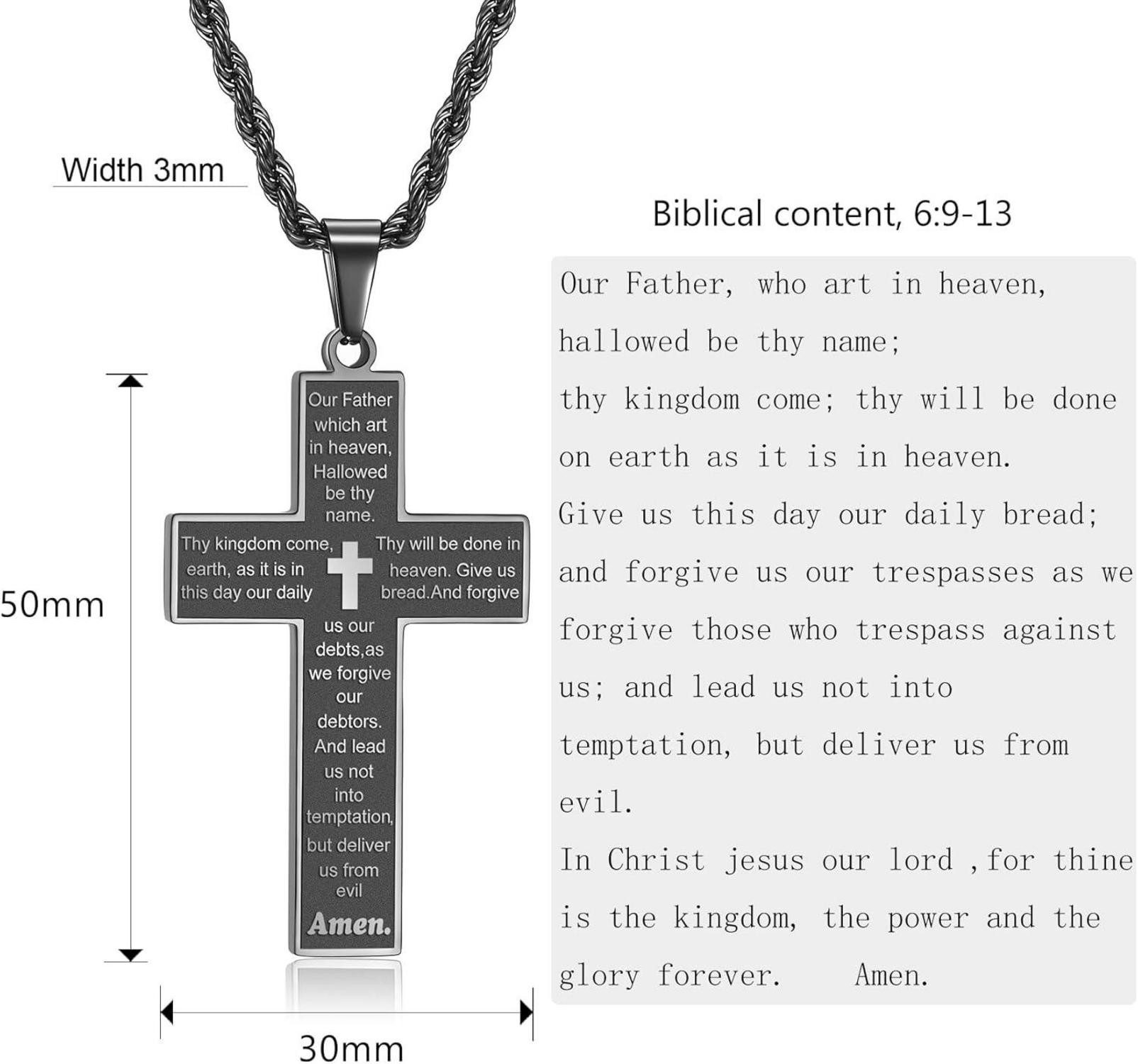 LuxusKollektion Kette und Anhänger Set Kreuz günstig online kaufen
