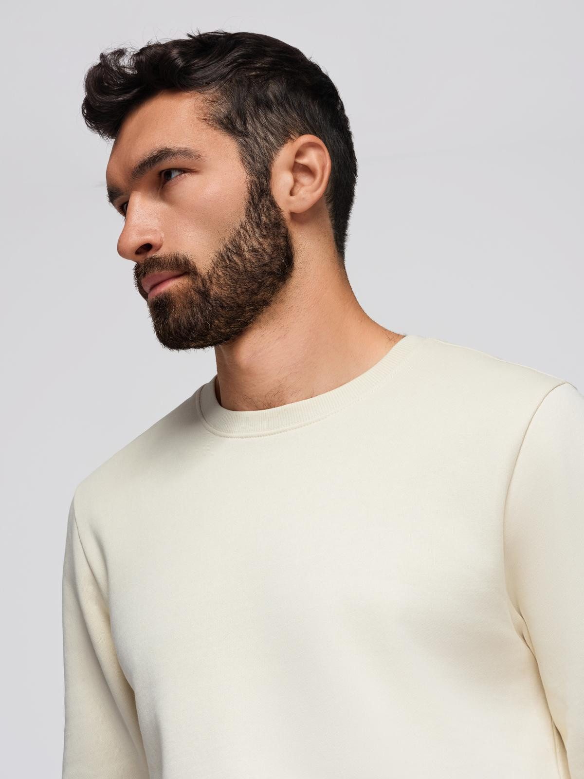 OMBRE Sweatshirt Herren BasicSweatshirt mit Rundhalsausschnitt