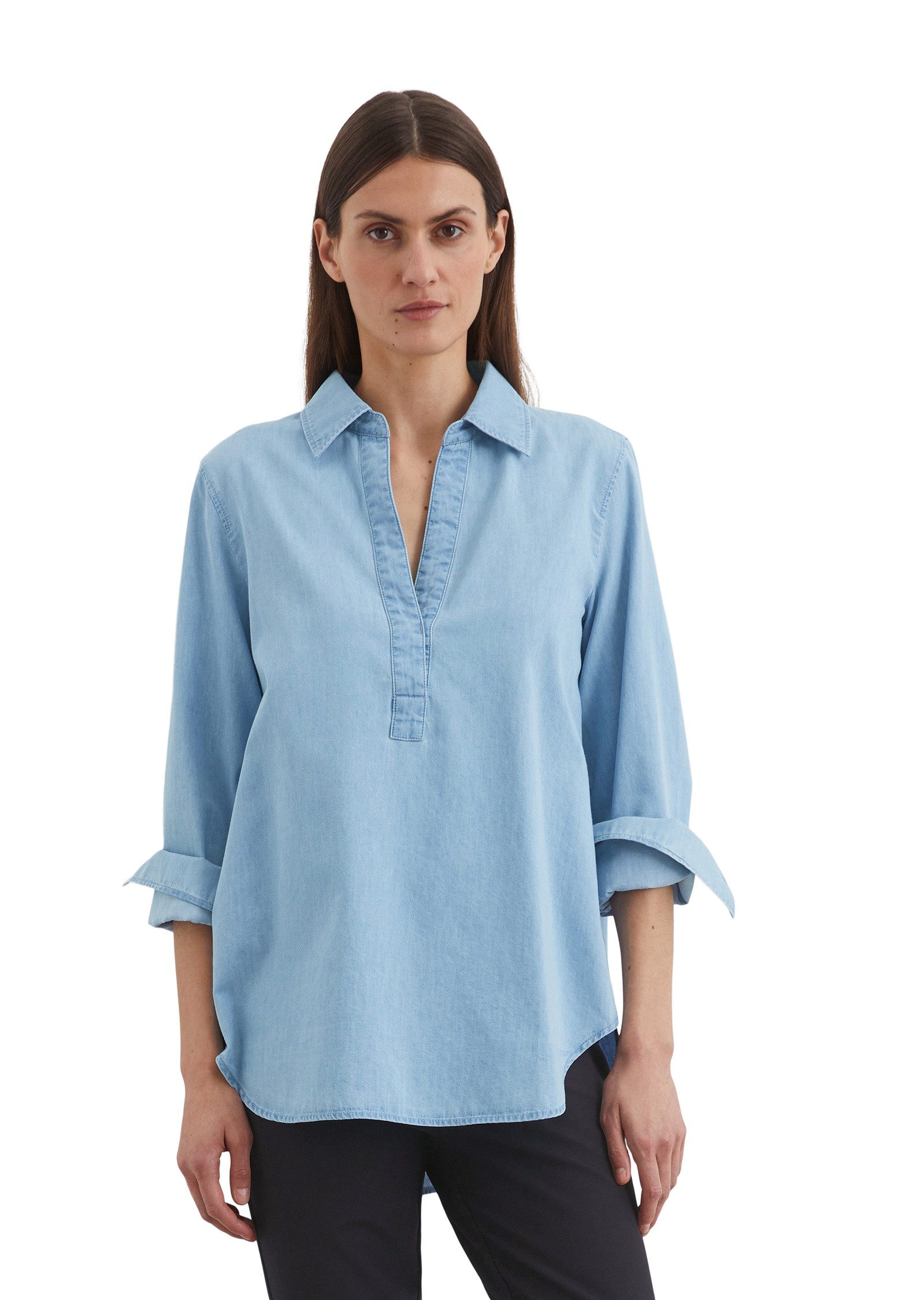 Langarmbluse mit TENCEL™ Lyocell
