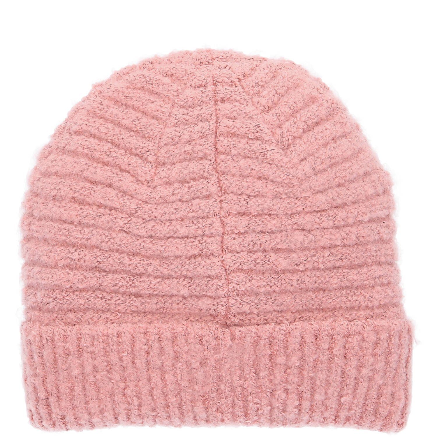 Antonio Strickmütze Antonio Damen Strick Mütze Beanie Bouclé rose (1-St) günstig online kaufen
