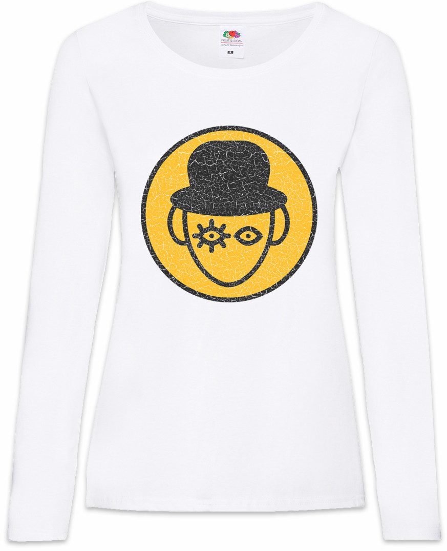 Langarmshirt Clockwork Alex Damen Langarmshirt Uhrmacher Orange Uhrwerk Movie Film