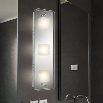 Globo LED Wandleuchte, LED-Leuchtmittel fest verbaut, Warmweiß, LED Wand Lampe Design Leuchte Arbeits Zimmer Flur Beleuchtung