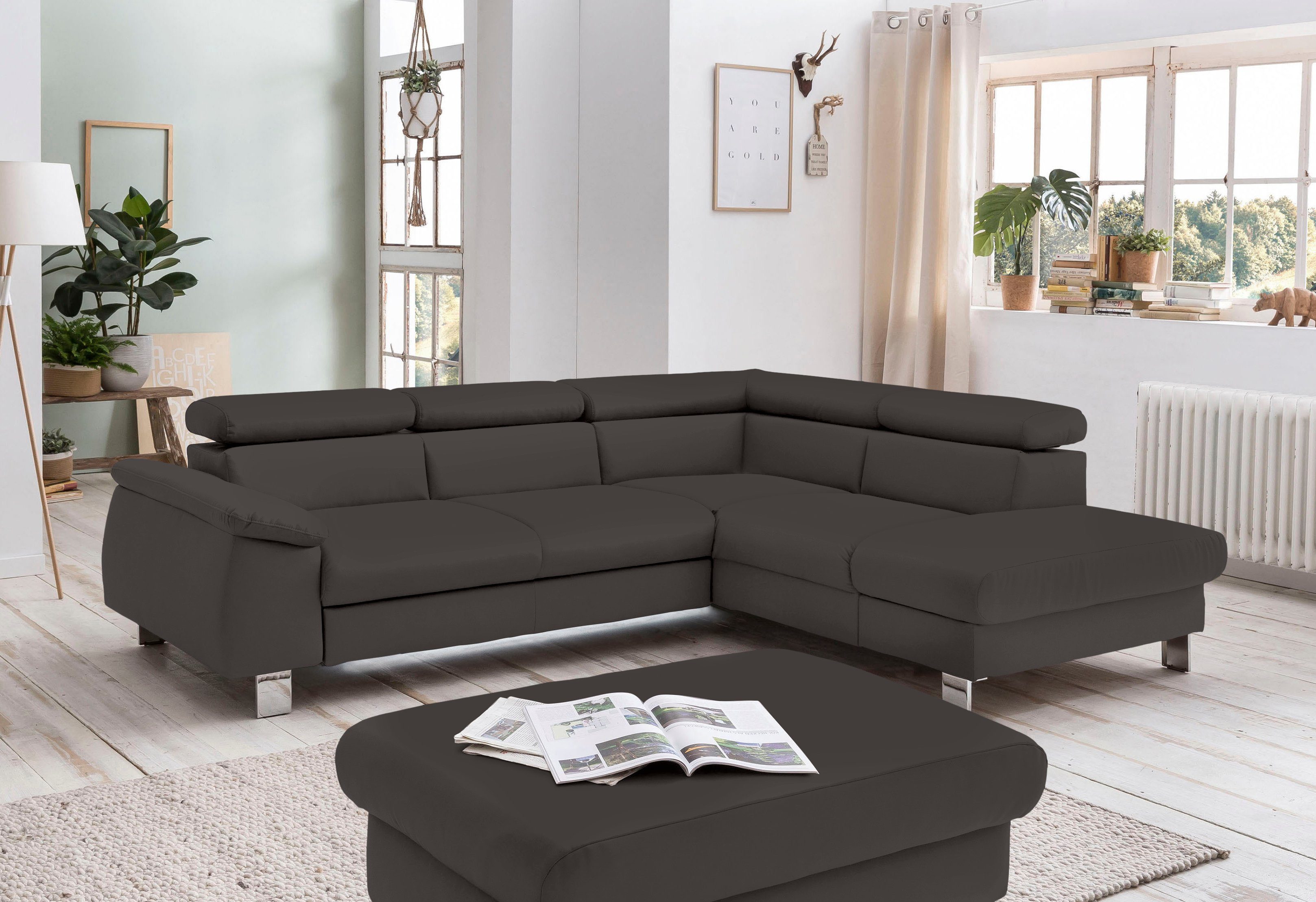 COTTA Ecksofa Komaris L-Form, B: 249 günstig online kaufen