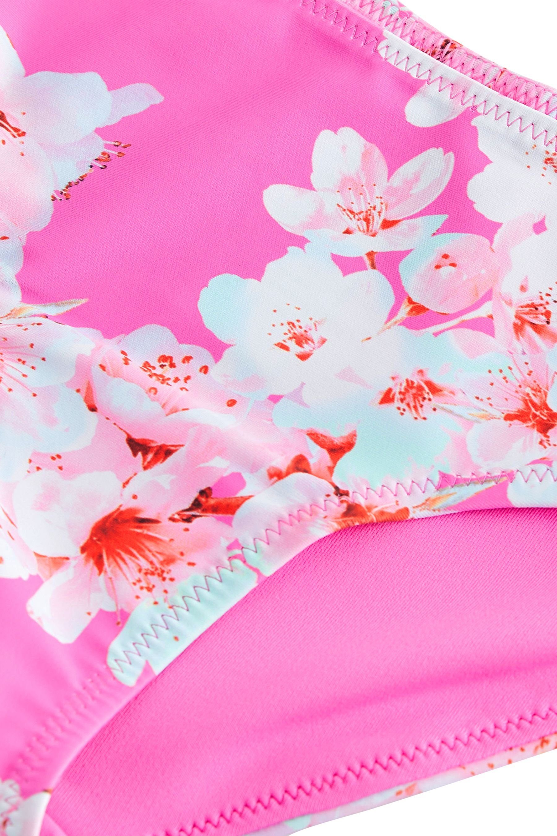 Next Bustier-Bikini Floral Bright Pink (2-St) Bikini