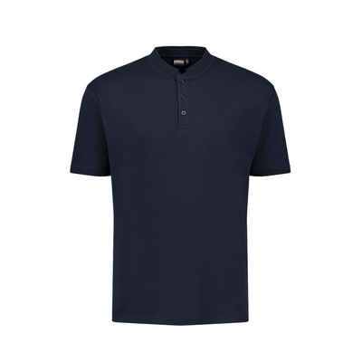 ADAMO T-Shirt (1-tlg) Waffelpiqué Serafino Shirt für Herren in Übergrößen bis 10XL
