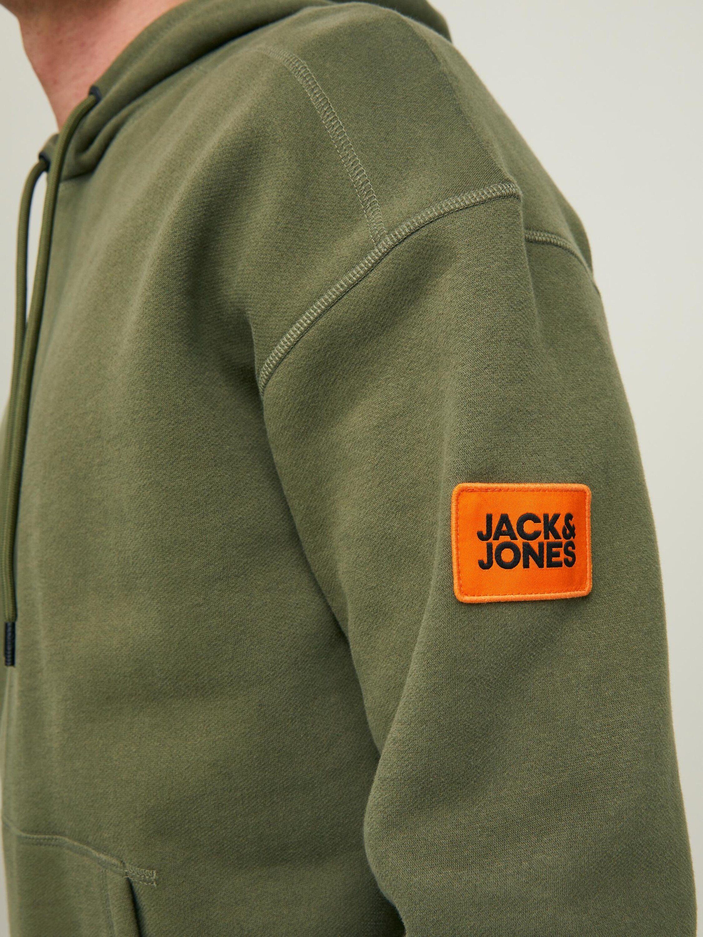12216342 Sweatshirt Four Jack Jones & Leaf (1-tlg) Clover