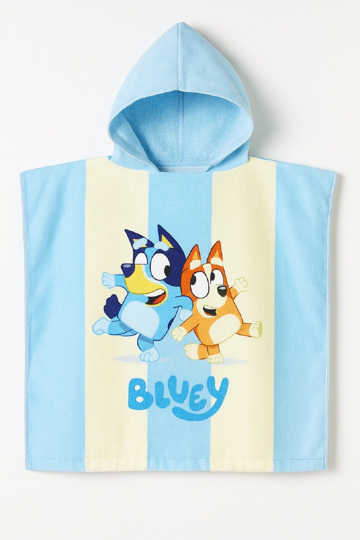 Bluey Sweatponcho Kinder- Kapuzenponcho Strandbad & Duschtuch 100x50cm (1-tlg)
