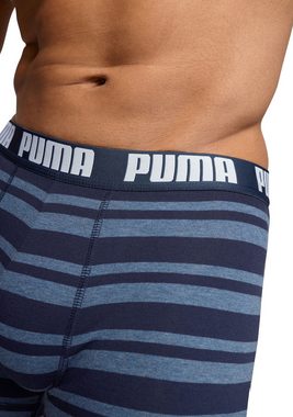 PUMA Boxer (Packung, 2-St) Streifen und Uni