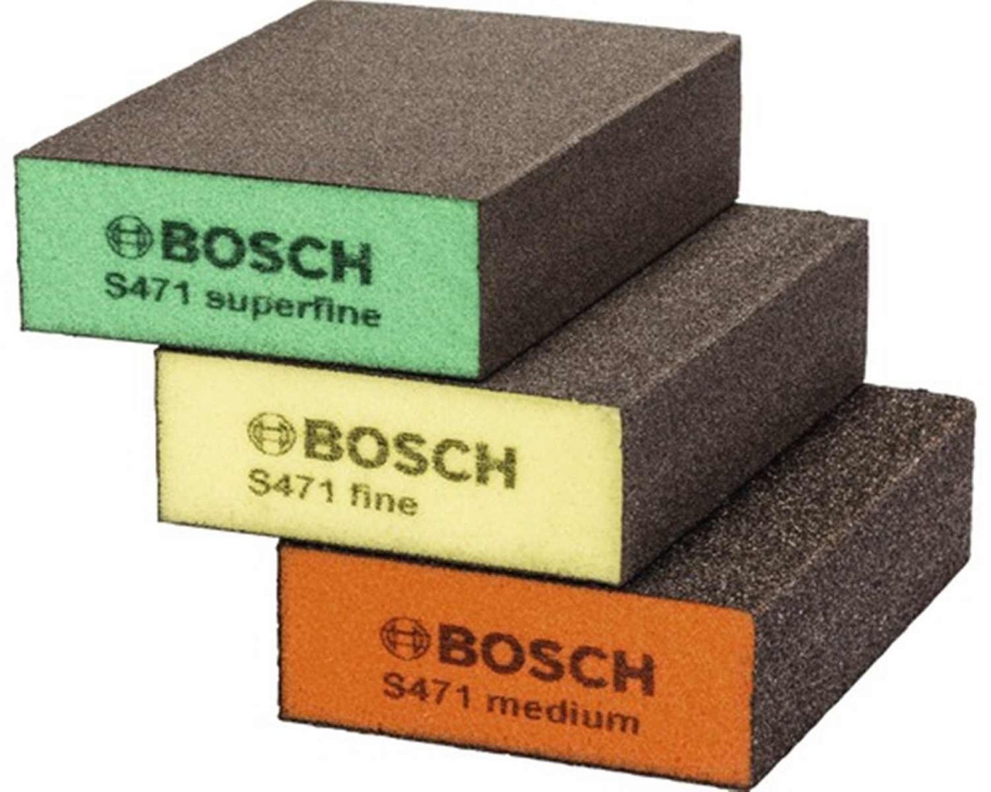 Thumbnail - BOSCH Schleifschwamm Schleifschwämme 100x68x25mm Schleifklotz Schleifschwamm gerade Kante
