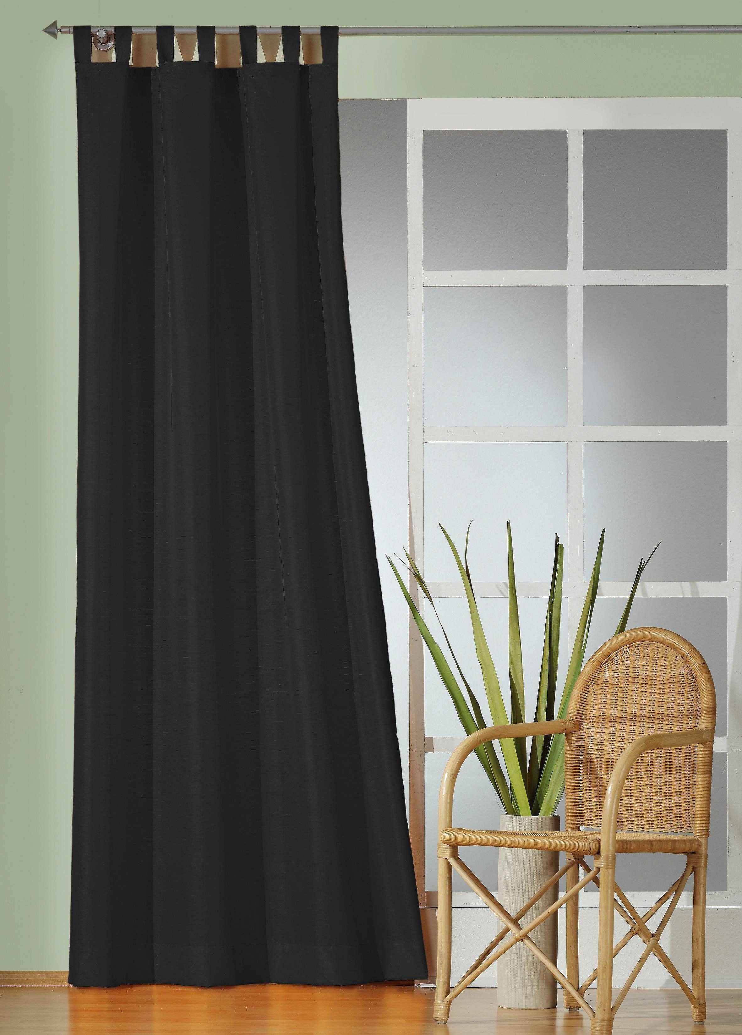 Wirth Gardine Daria (1 St), Schlaufen, halbtransparent