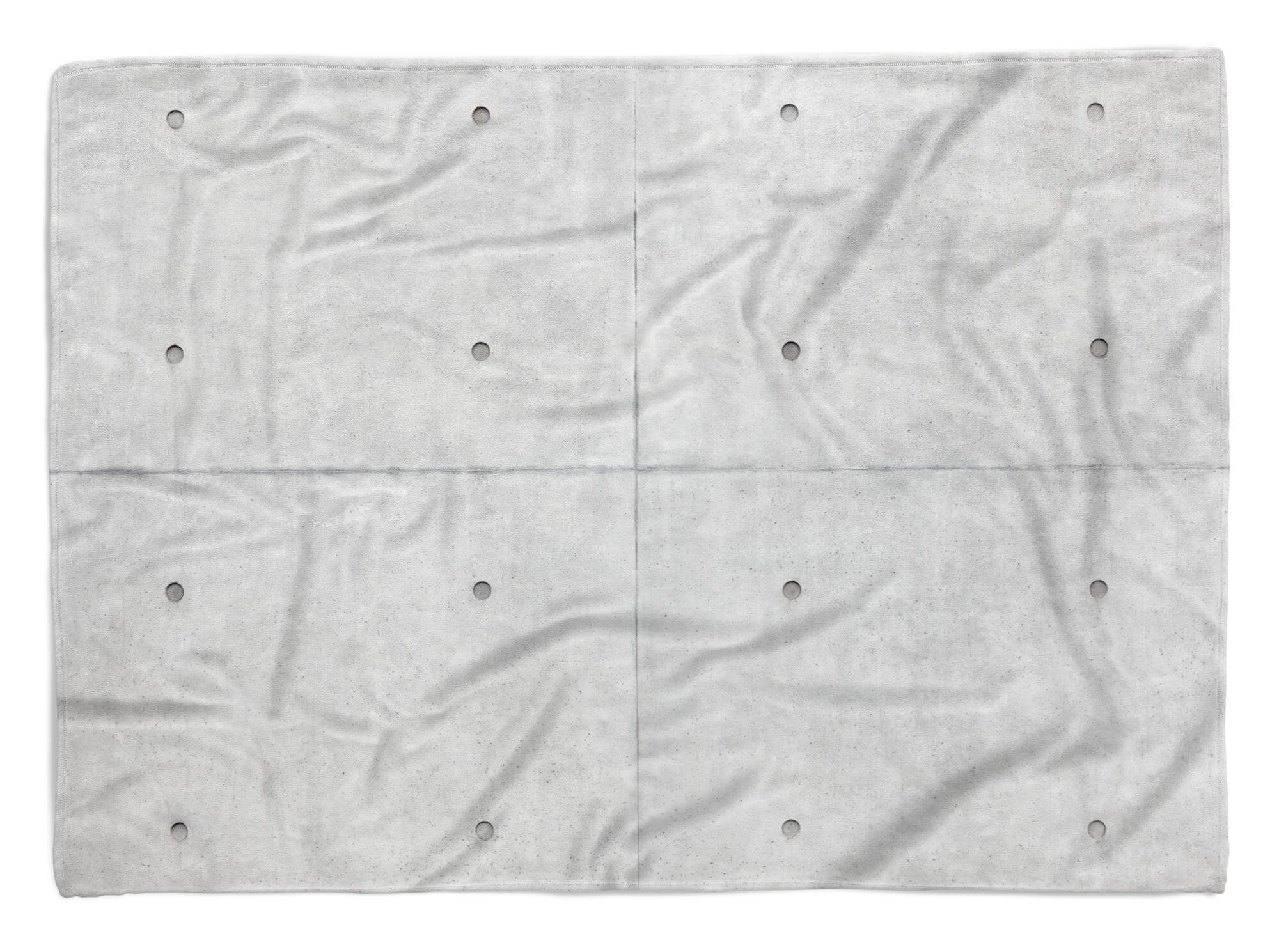 Sinus Art Handtücher Handtuch Strandhandtuch Saunatuch Kuscheldecke mit Fotomotiv Betonstruktur Beton Grau Auf, Baumwolle-Polyester-Mix (1-St), Handtuch | Saunahandtücher