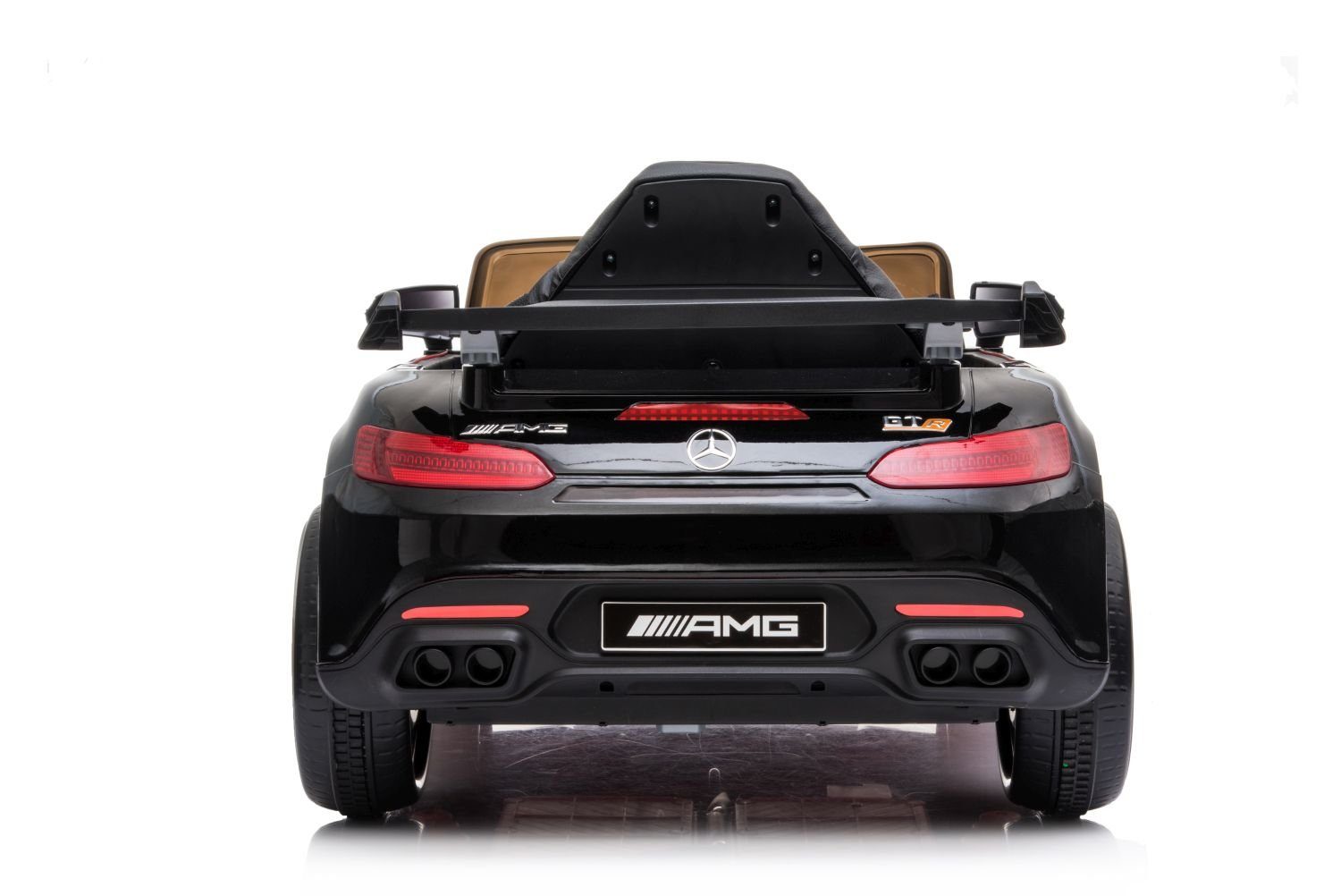 Toys Store Elektro-Kinderauto Mercedes GTR AMG Kinder Elektro Auto Kinderfahrzeug Sportwagen, Belastbarkeit 35 kg, AUX-/USB-Anschluss, MP3 Hupe und Motorsound am Lenkrad, Fernsteuerung