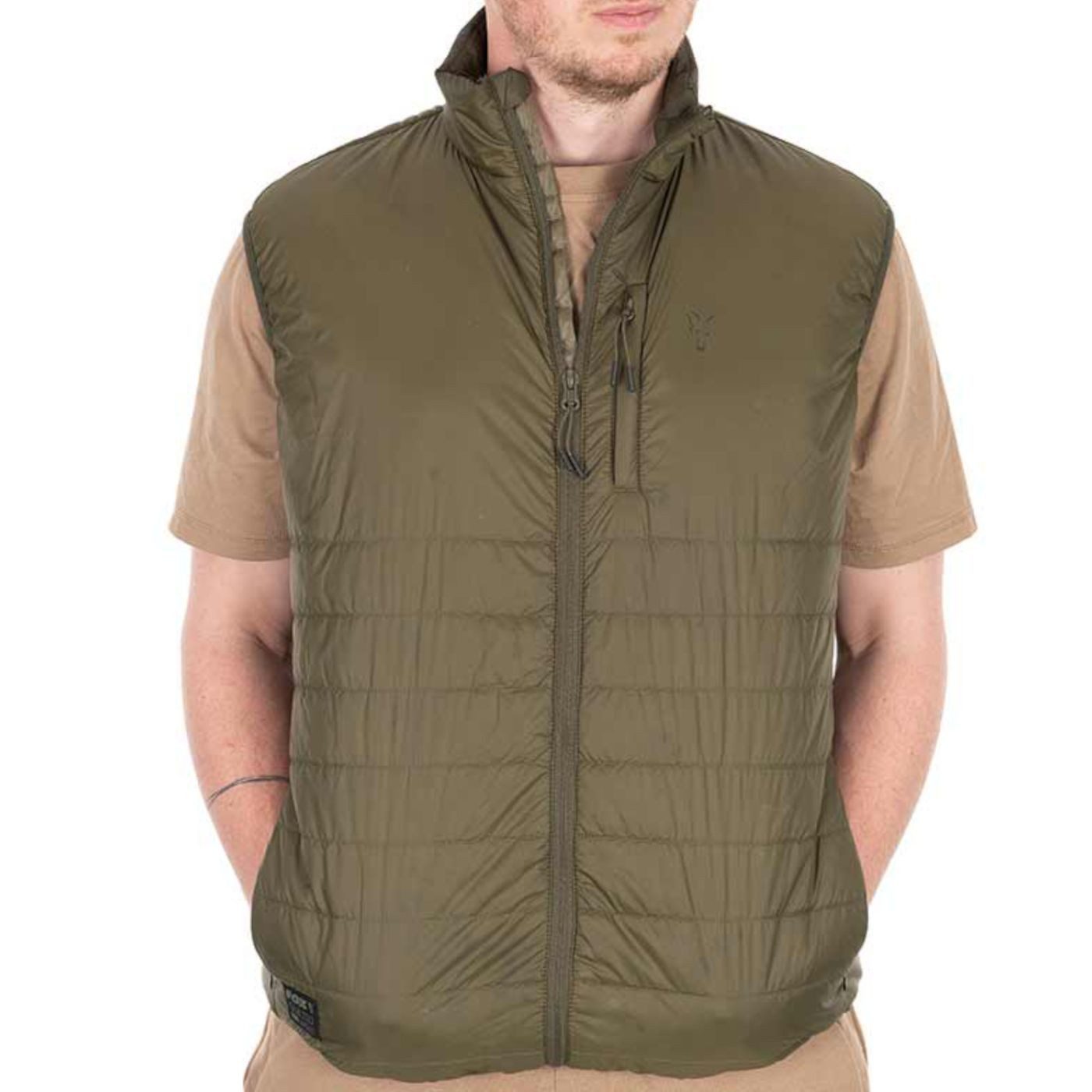 FOX International Kurzjacke Fox Olive quilted 100 Gilet günstig online kaufen